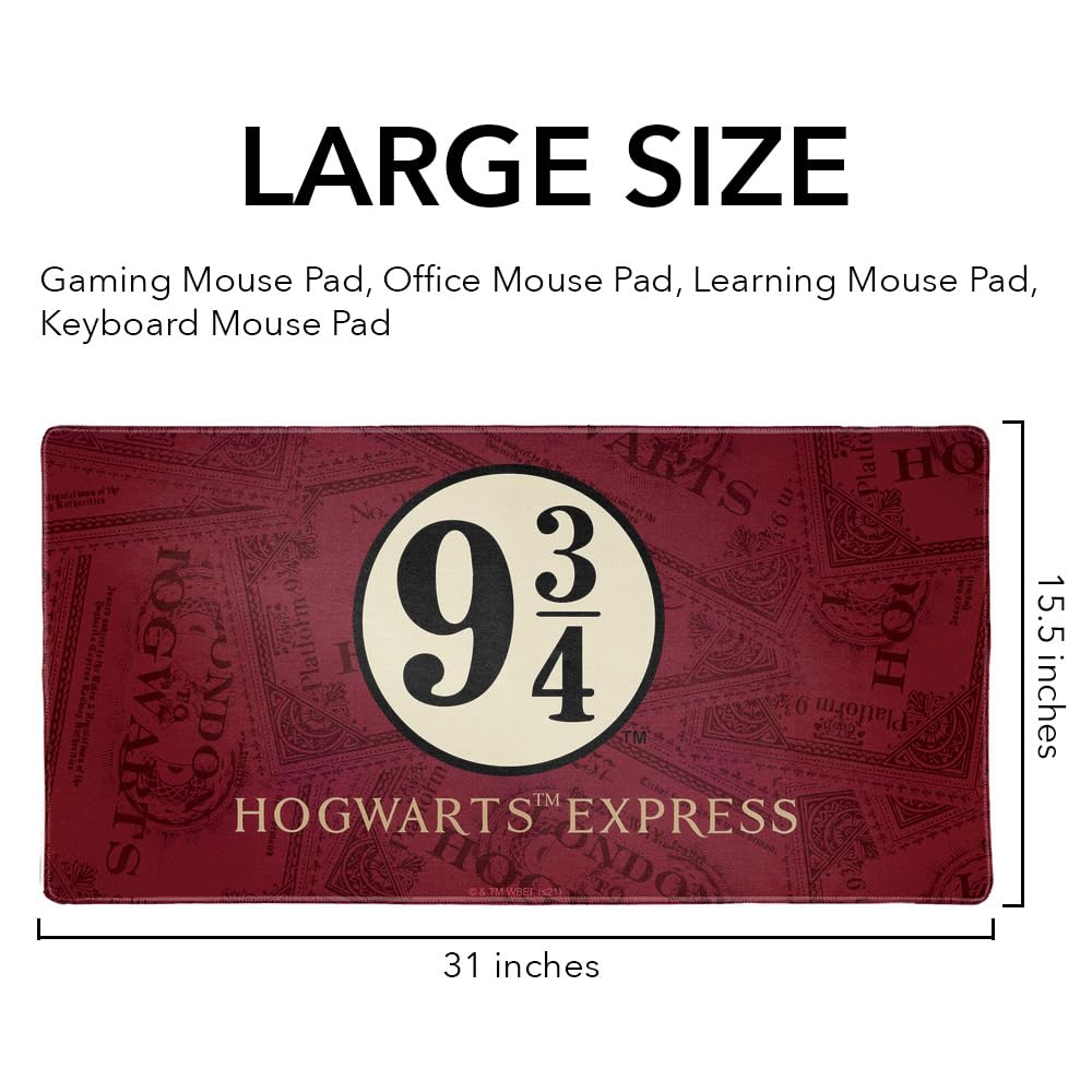 Tapis De Souris Géant Harry Potter Ollivanders - 70 X 30 Cm, Néoprène Antidérapant | Décoration Bureau Et Gaming, Design Magique