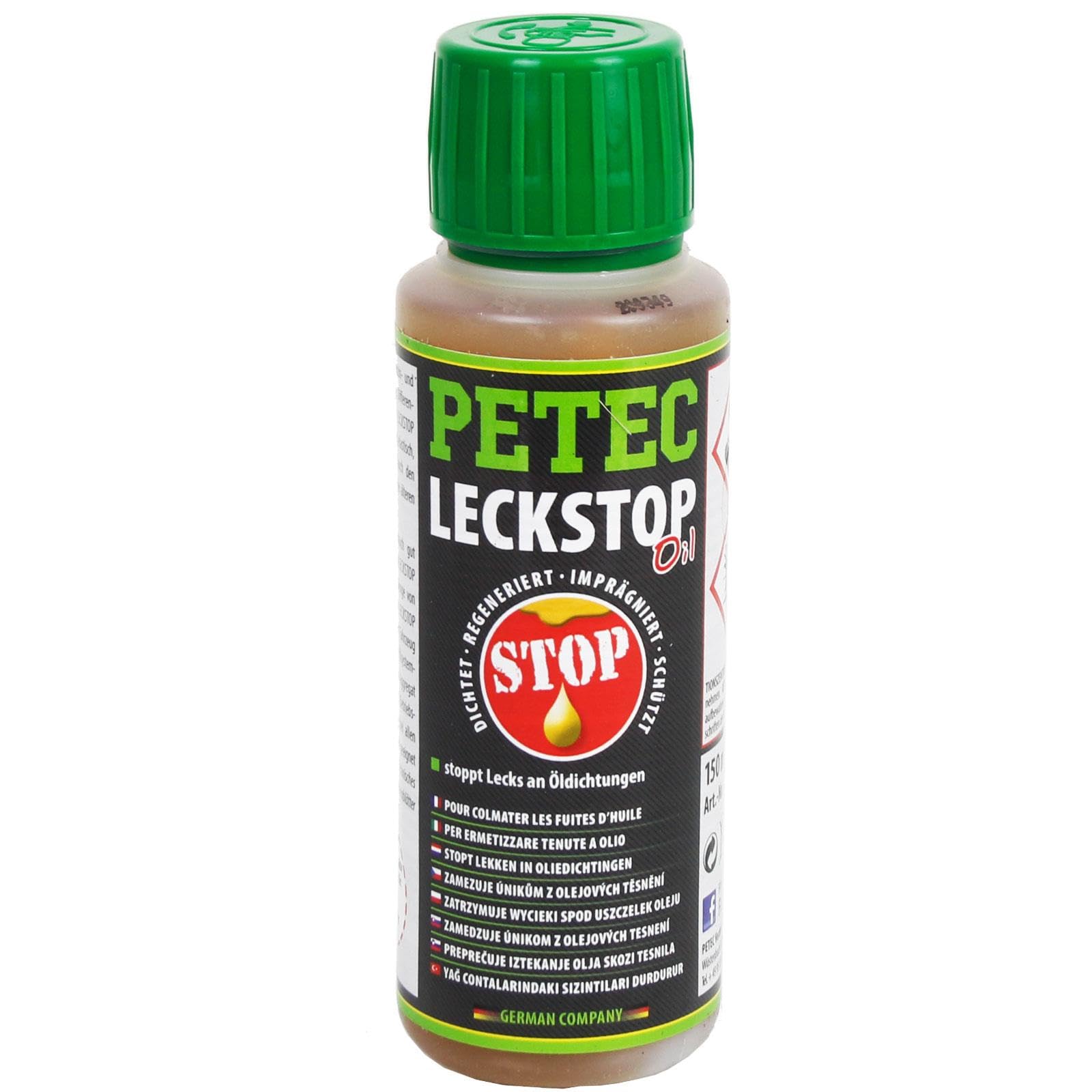 PETEC 6x 80150 Additiv, Ölverluststop (900 ml) | 6x 80150, PETEC Leck-Up 150ML, Öl-Verlust-Stop