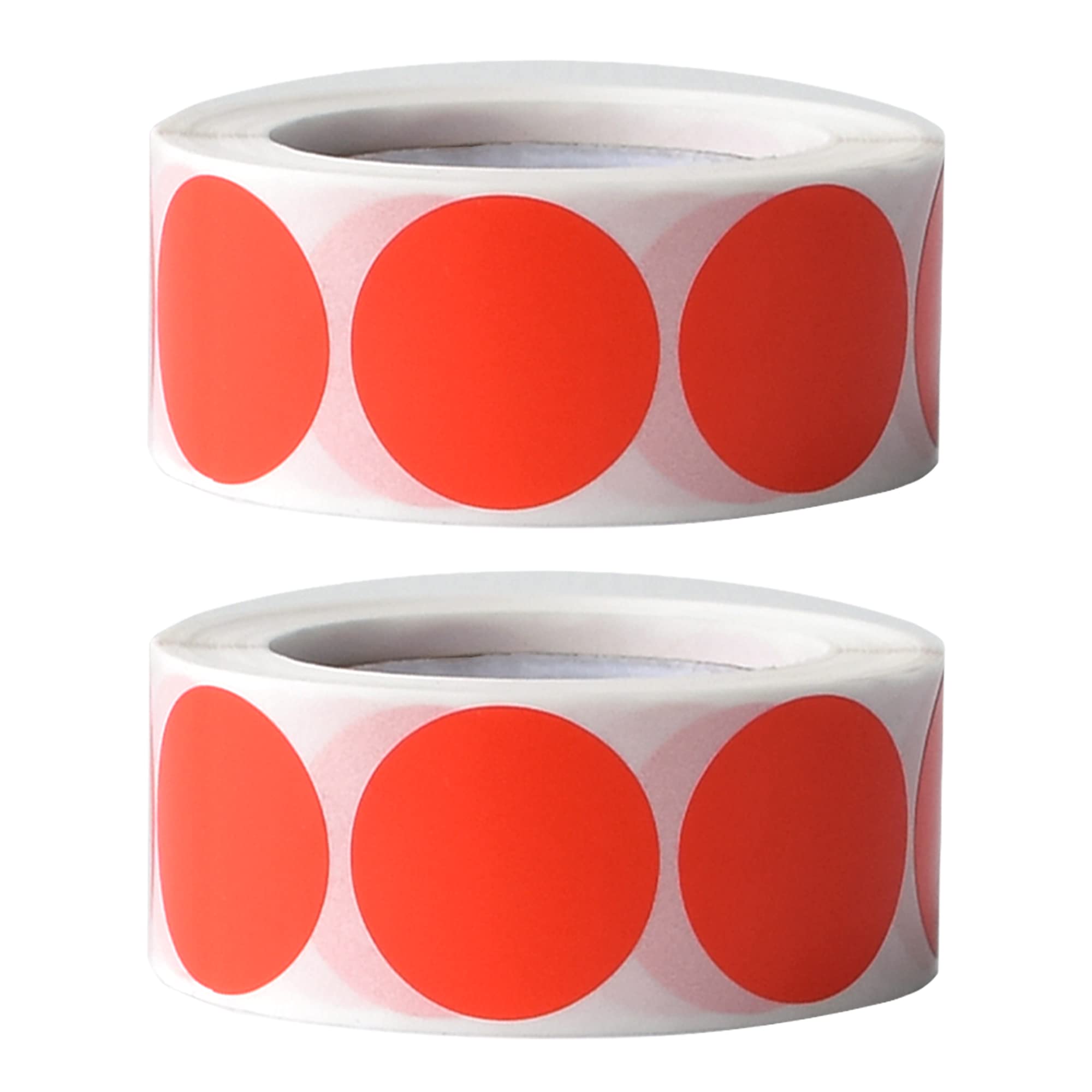 Tindobewan 1000 Pieces 1 Inch Round Color Coding Labels Writable Circle Dot Labels Self Adhesive Color Round Stickers for Inventory Home Organize,