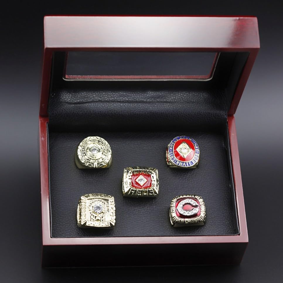 CLASSIC SERIES CINCYcity 1919 40 75 76 90 CHAMPIONSHIP RING Red #Rarity Luxury Commemorative Sports Fan Detail Gift - Glory Collect Various Festivals Occasions with Sandalwood Box