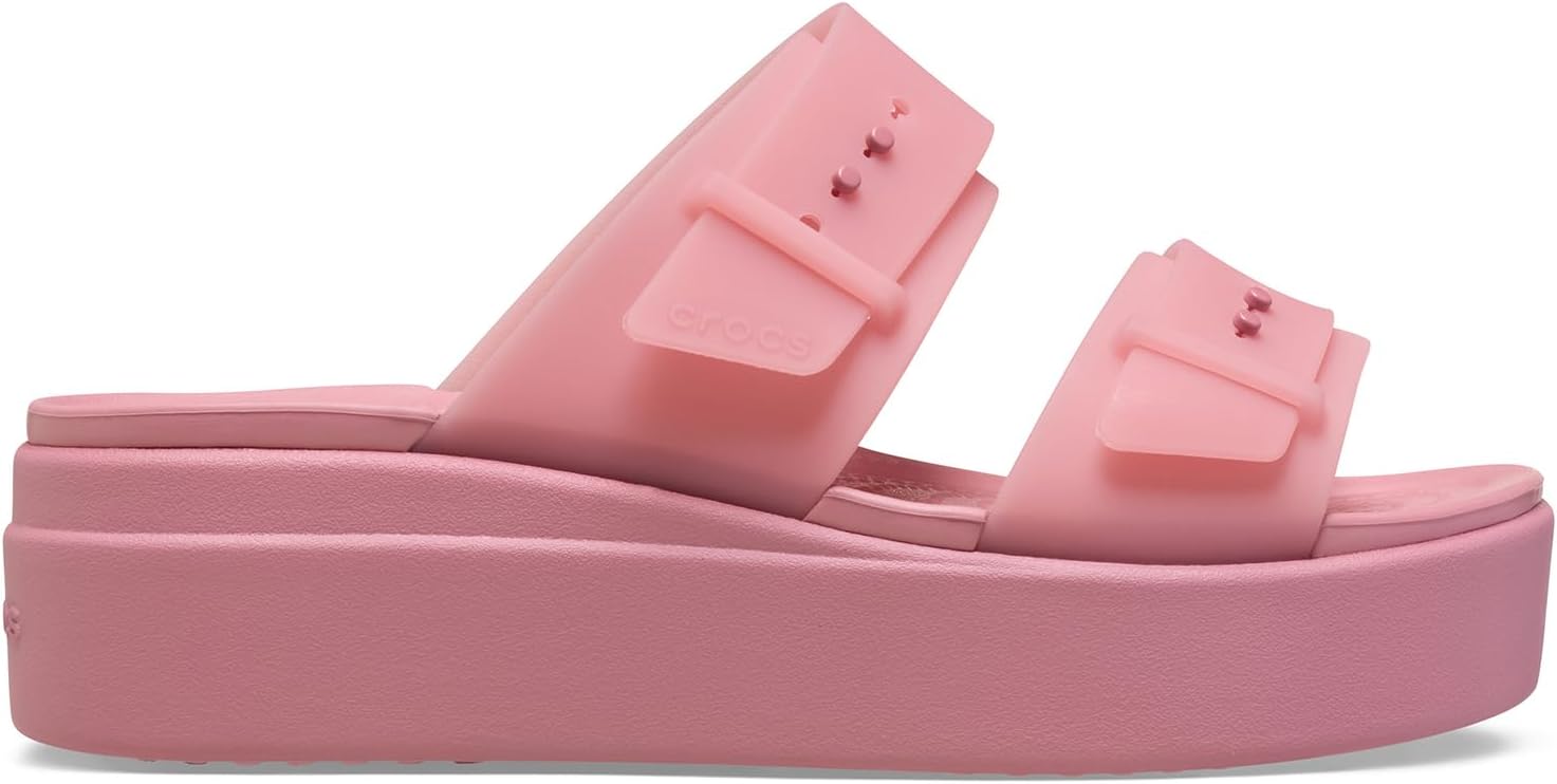 Crocs Women's Brooklyn Buckle Low Wedges - Image 5