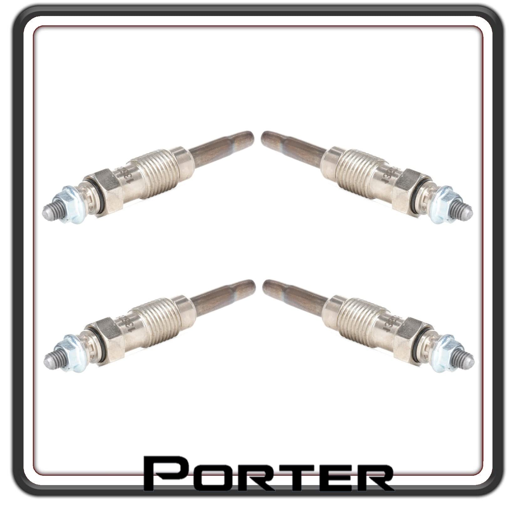 KIT 4 CANDELETTE COMPATIBILE CON PIAGGIO PORTER 1200 1400 DIESEL (LDW -1404/P - LDW -1204/P) FINO AL 2005 - PIAGGIO QUARGO DIESEL TUTTI I MODELLI