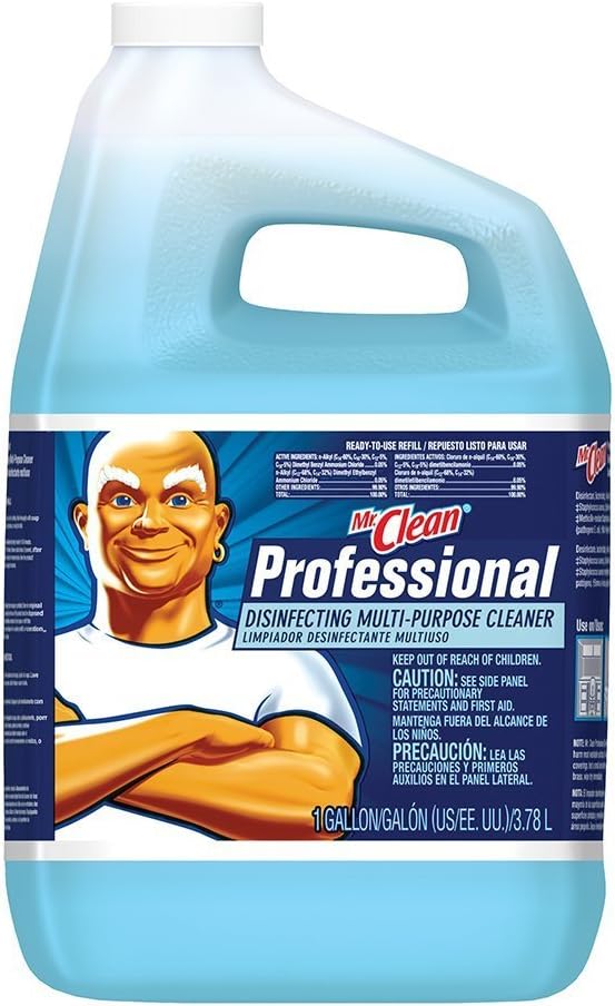 Mr. Clean Professional 58776 Professional Disinfecting Multi-Purpose Cleaner, Fresh, 1gal Bottle (Case of 4)