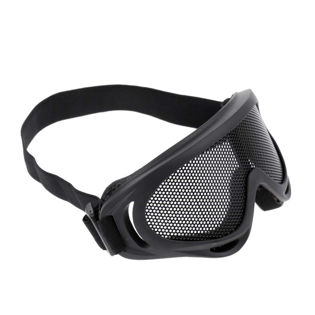 Inzopo Tactical Steel Mesh Safety Goggles Eye Protection Goggles Safety Glasses