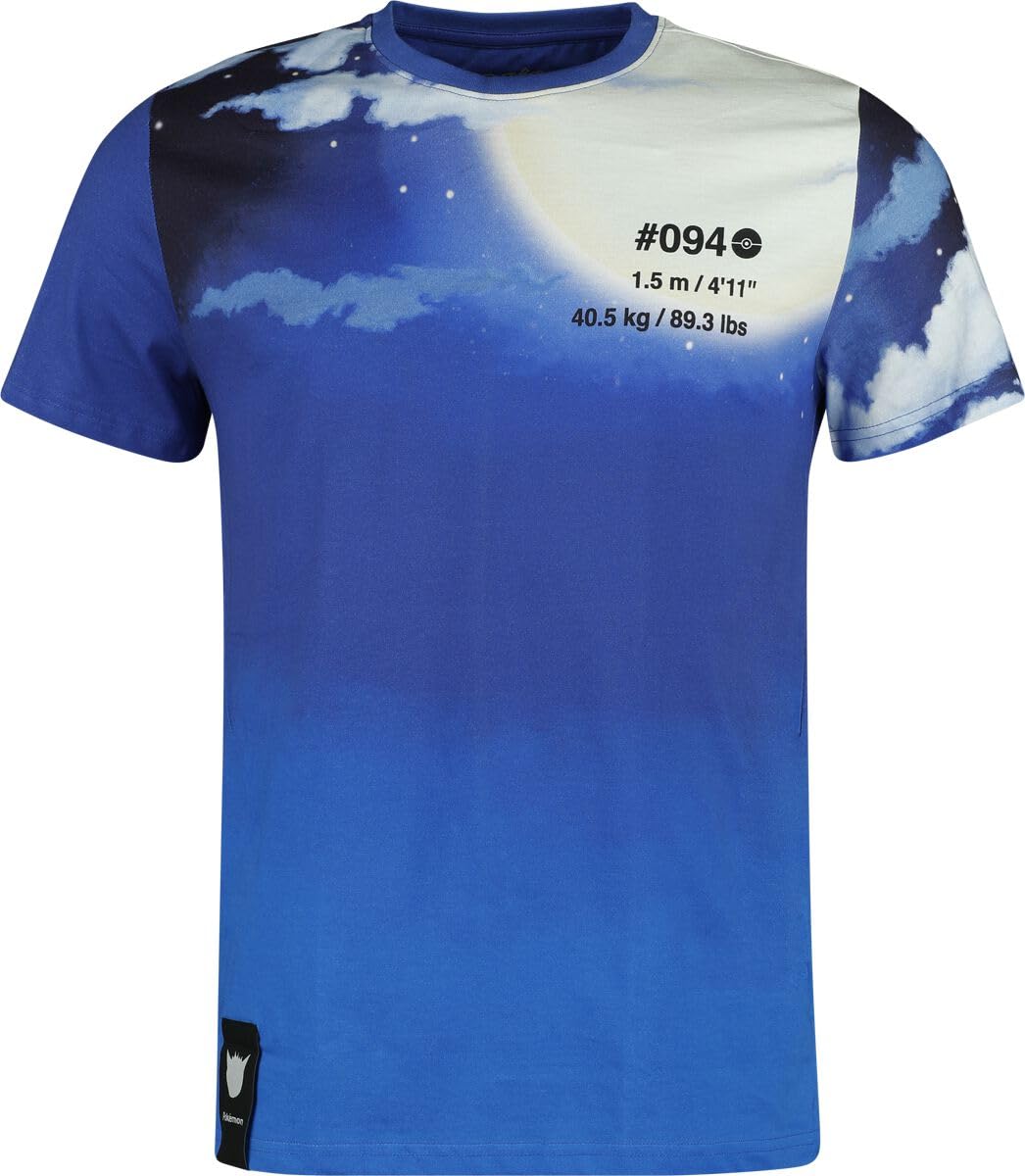 T-Shirt Pokémon Ectoplasma à Imprimé Multicolore Éclatant et Coupe Standard - 6