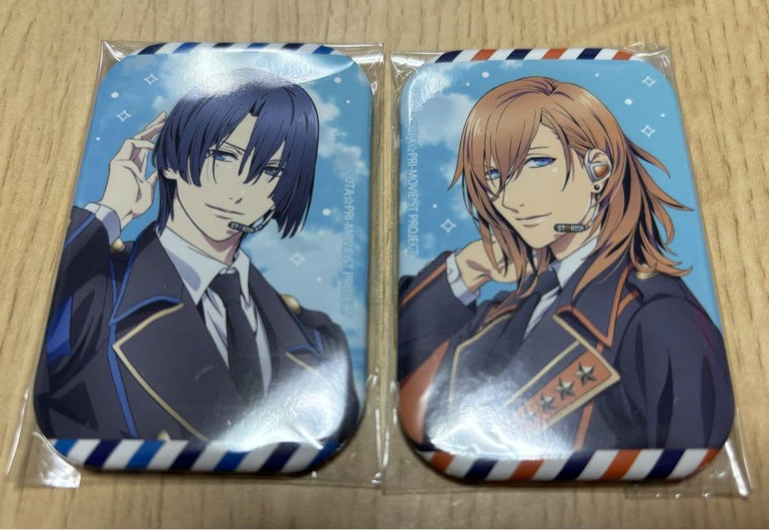 Amazon.co.jp: うたプリ スタトレ 缶バッジ 聖川真斗 神宮寺レン