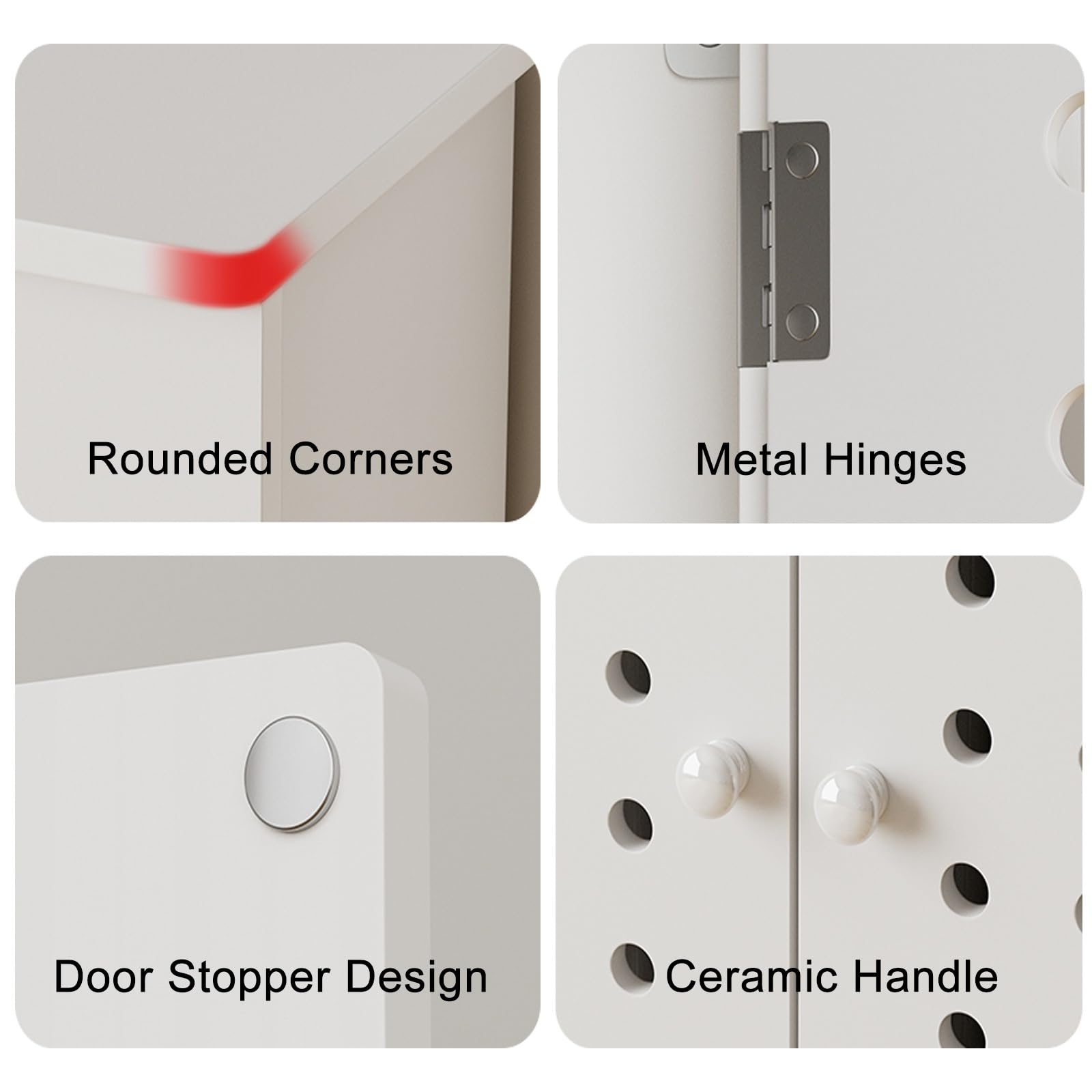 Moderno estante blanco para radiador con 2 puertas, fácil montaje, armario calefactor para sala de estar, dormitorio, baño, elegante decoración del hogar (80 x 90 x 20 cm)