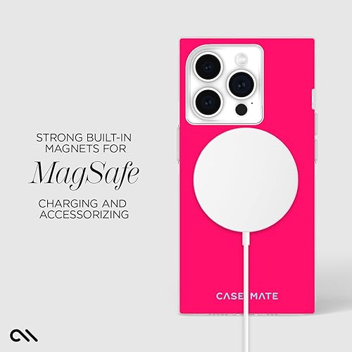 Miniatura 4 de Case-Mate BLOX - Funda para iPhone 15 Pro, sandía neón [protección contra caídas de 12 pies] [compatible con MagSafe] Funda magnética con bordes