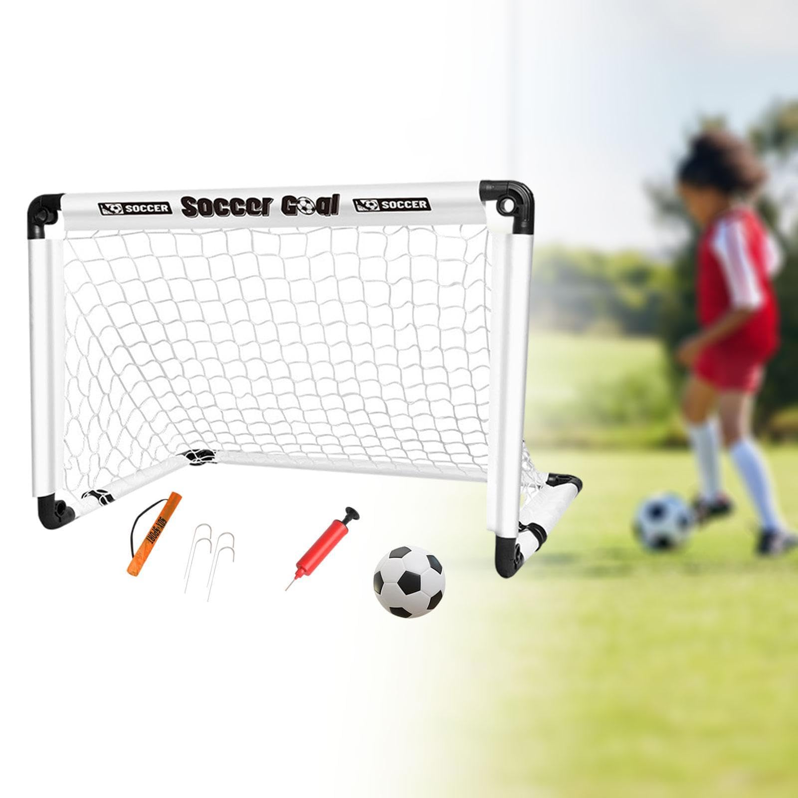 Porta Da Calcio per Bambini con Pompa Ad E Pallone per Interni