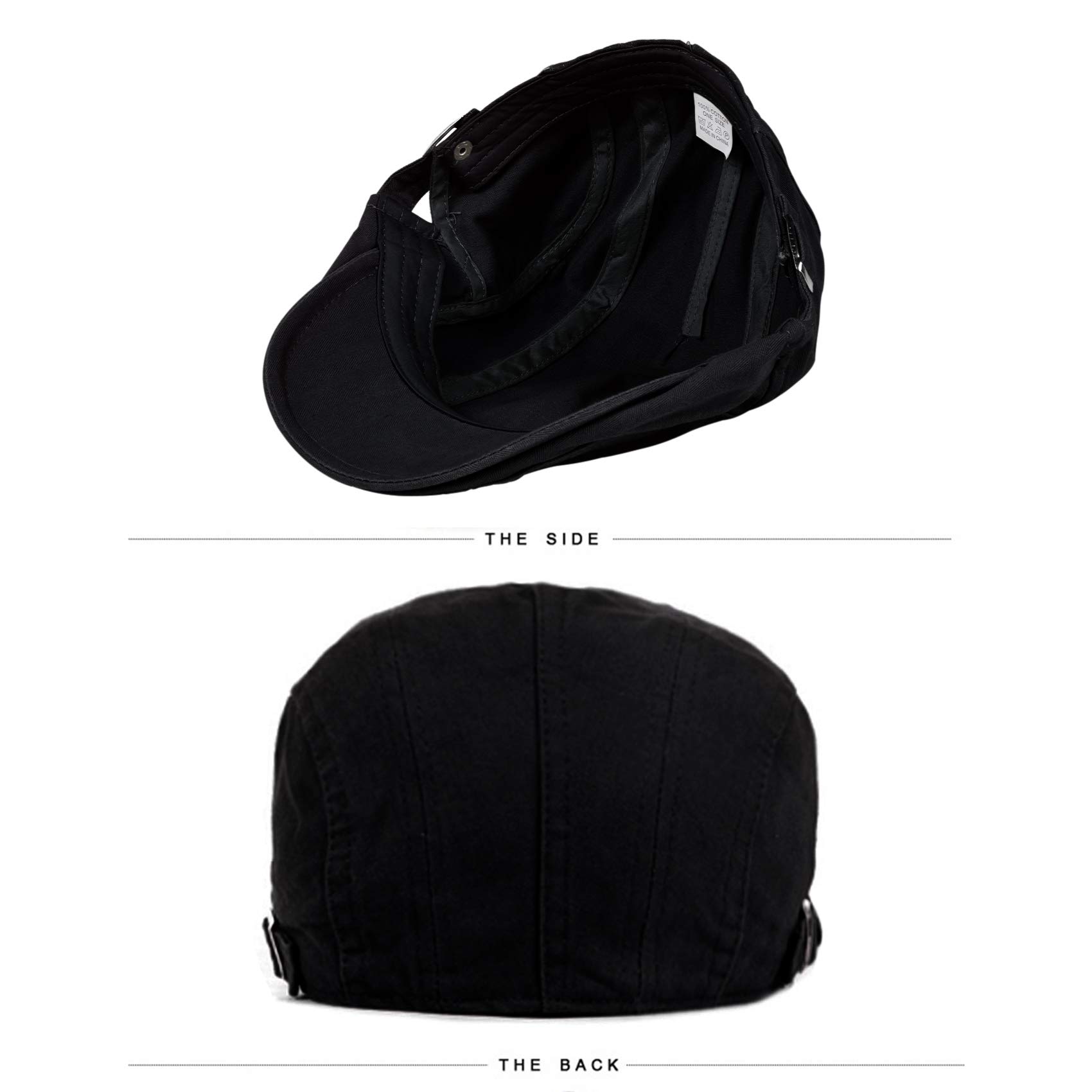 Męska Casual Flat Cap Kapelusz Newsboy Berets - Vintage Wiosna Jesień Sun Protect Kapelusze Myśliwskie Czapki Outdoorowe