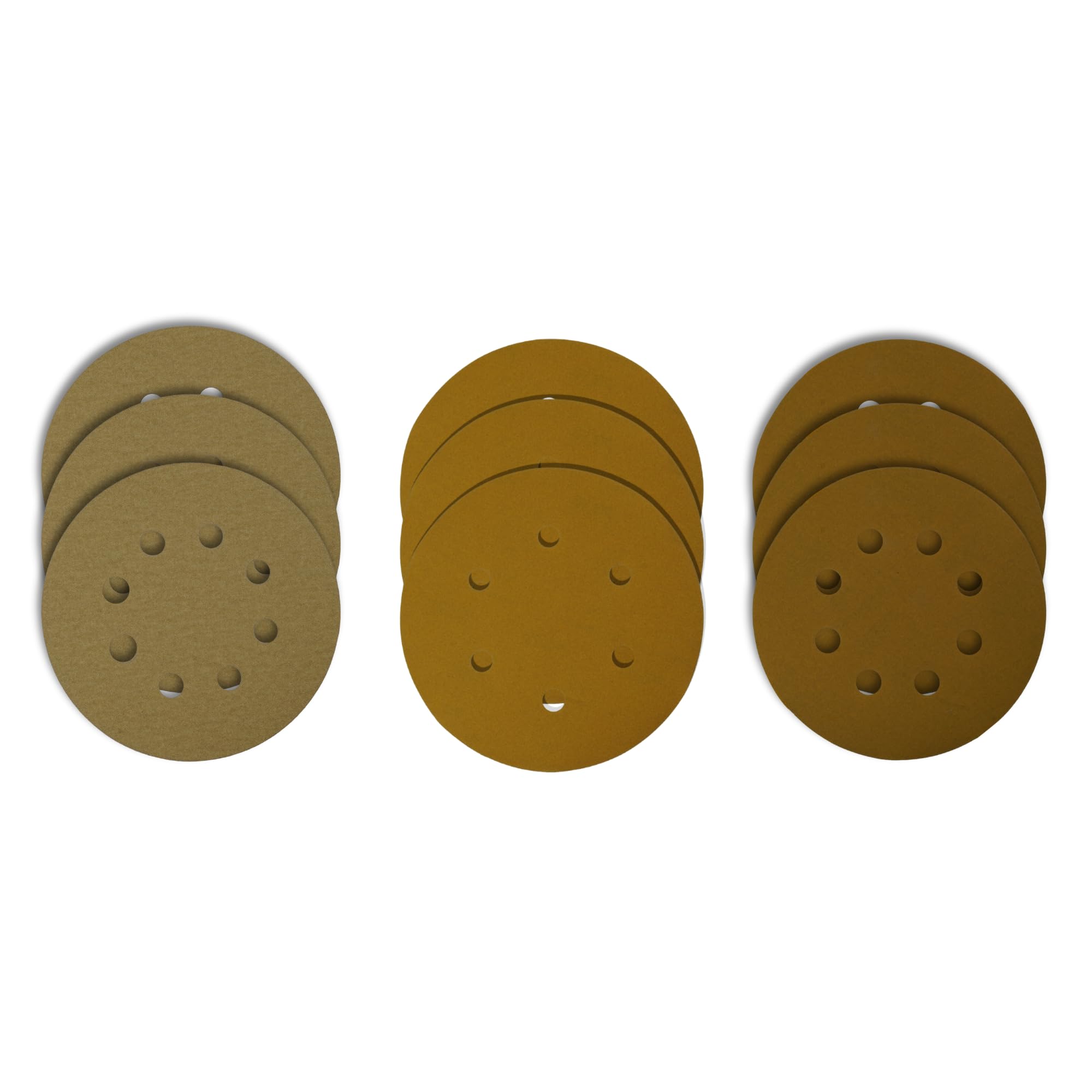 Taparia Velcro Sanding Disc 5 inch / 125mm Combo Pack of 9 (220 Grit (3), 320 Grit-3 Pcs, 400 Grit-3 Pcs)-Durable Abrasive Sheet-For Wood, Metal Surface Finishing-Carpentry, Construction-picture-10