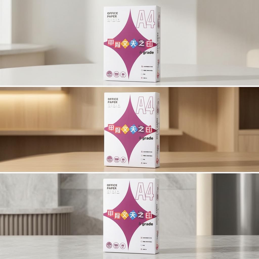 di Carta 75-80g/ per Stampante e Inkjet, Fo Bianchi Multiuso per Fotocopie e Documenti, Carta A4 da 75g per fotocopie, 500 fogli/risma * 2 (nuovo imballaggio del marchio)