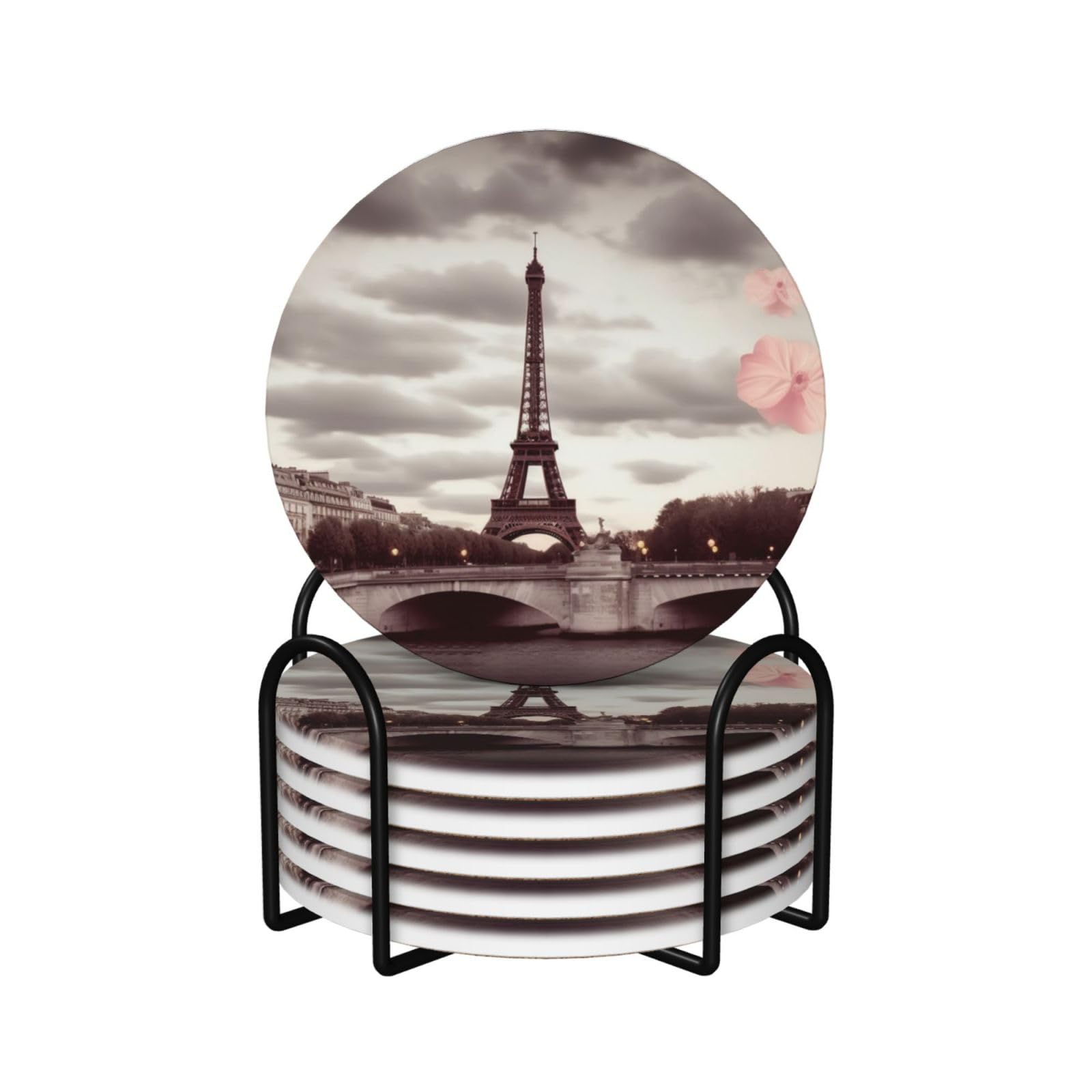 Dessous de verre absorbants Paris pour sublimer vos apéritifs table basse