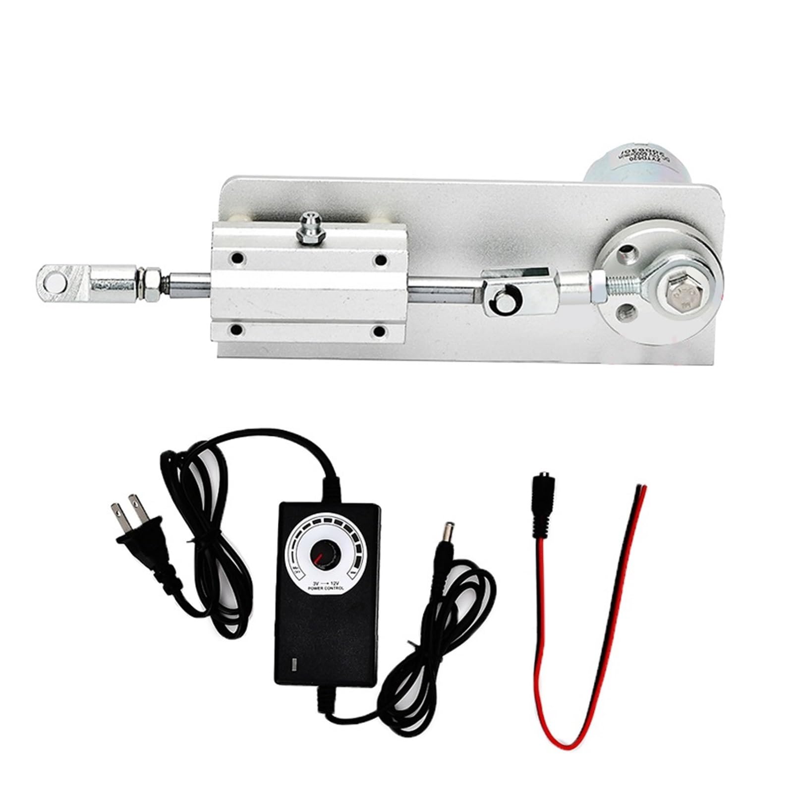 Linearantrieb mit hoher Geschwindigkeit Hubkolben-Linearmotor, DC 12 V, Linearantrieb, Hub 15/20/25/30 mm, verstellbarer Teleskopmotor, DIY-Motor Wasserdicht(500 RPM)