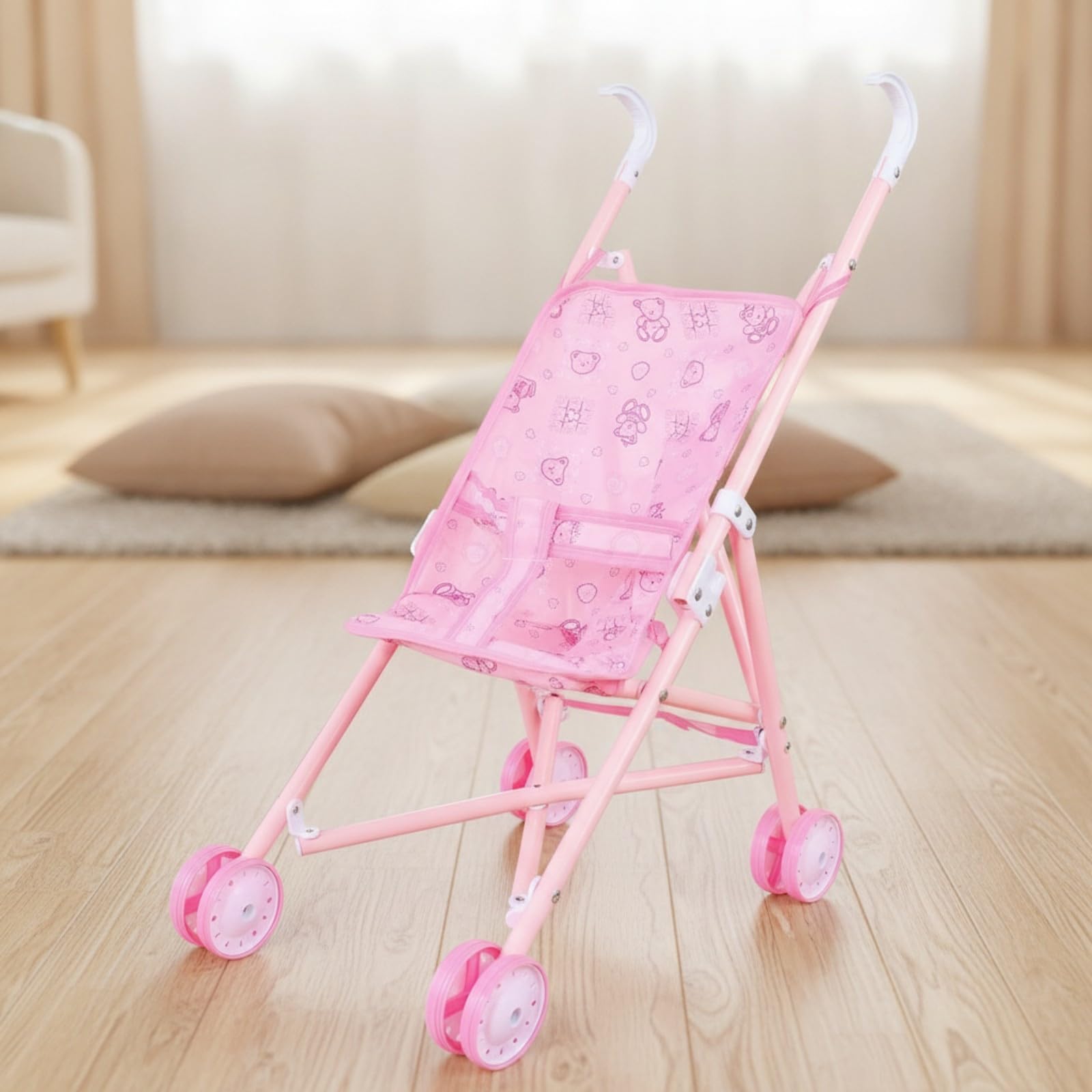 predolo Psste Ppée Cadre en Métal Pliable Psste Ppée Pliante Solide J pr Enfants, Poussette Bébé Hld17b