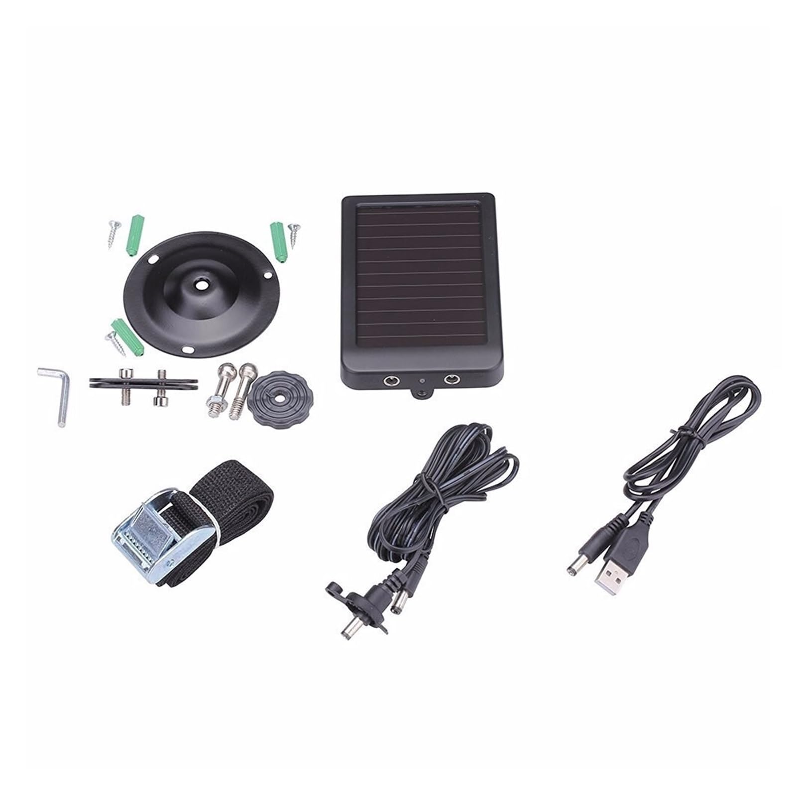 Pannello Solare Trail Camera Solar Panel, Scout Guard Trail Cameras HC300M HC300A Solar Panel Charger External Power for Time Lapse WildCamera Chasse Video Camera(Solar Panel)