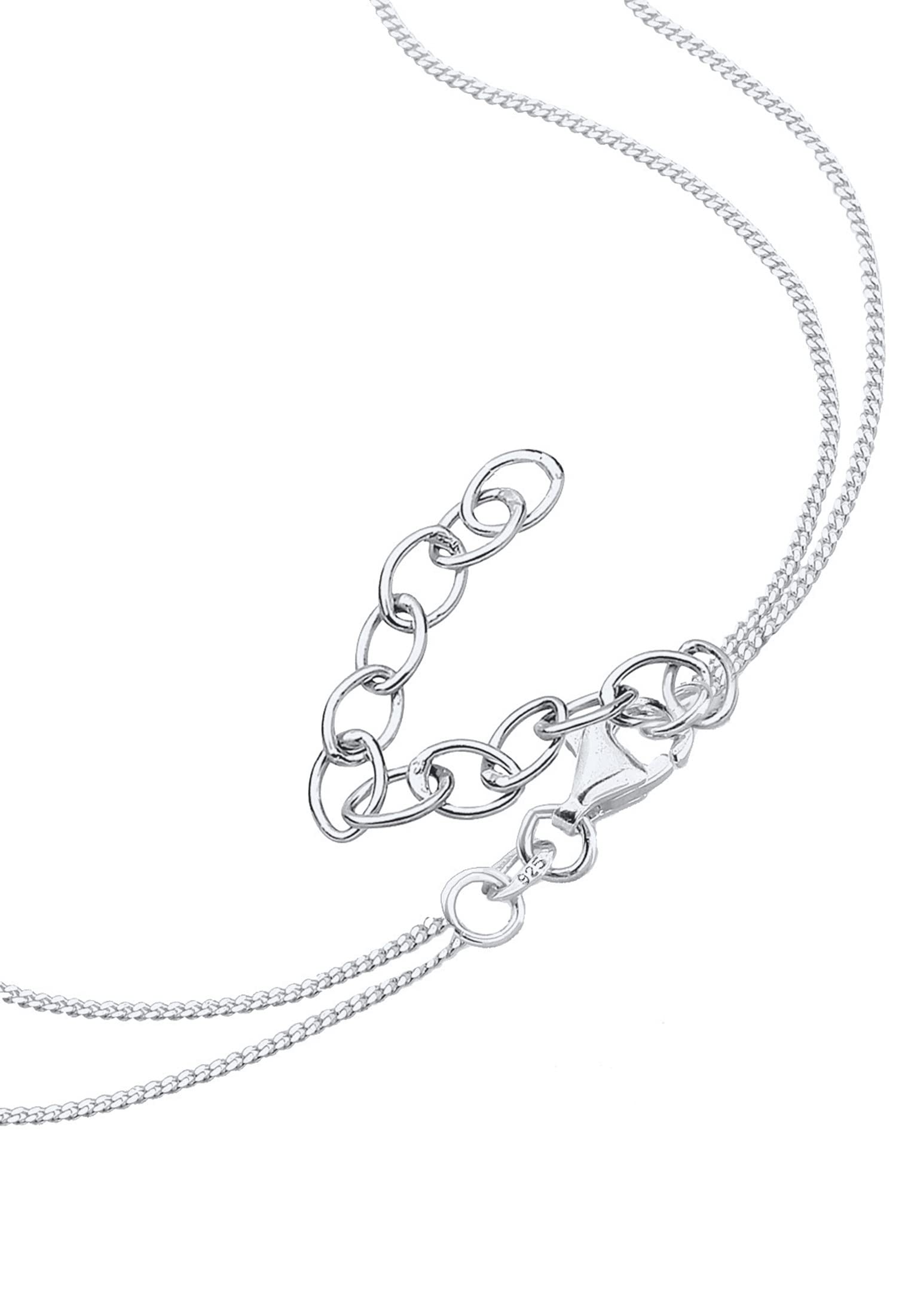 Elli Halskette Damen Lotusblume Om Mantra Symbol Layer-Look | 925 Sterling Silber