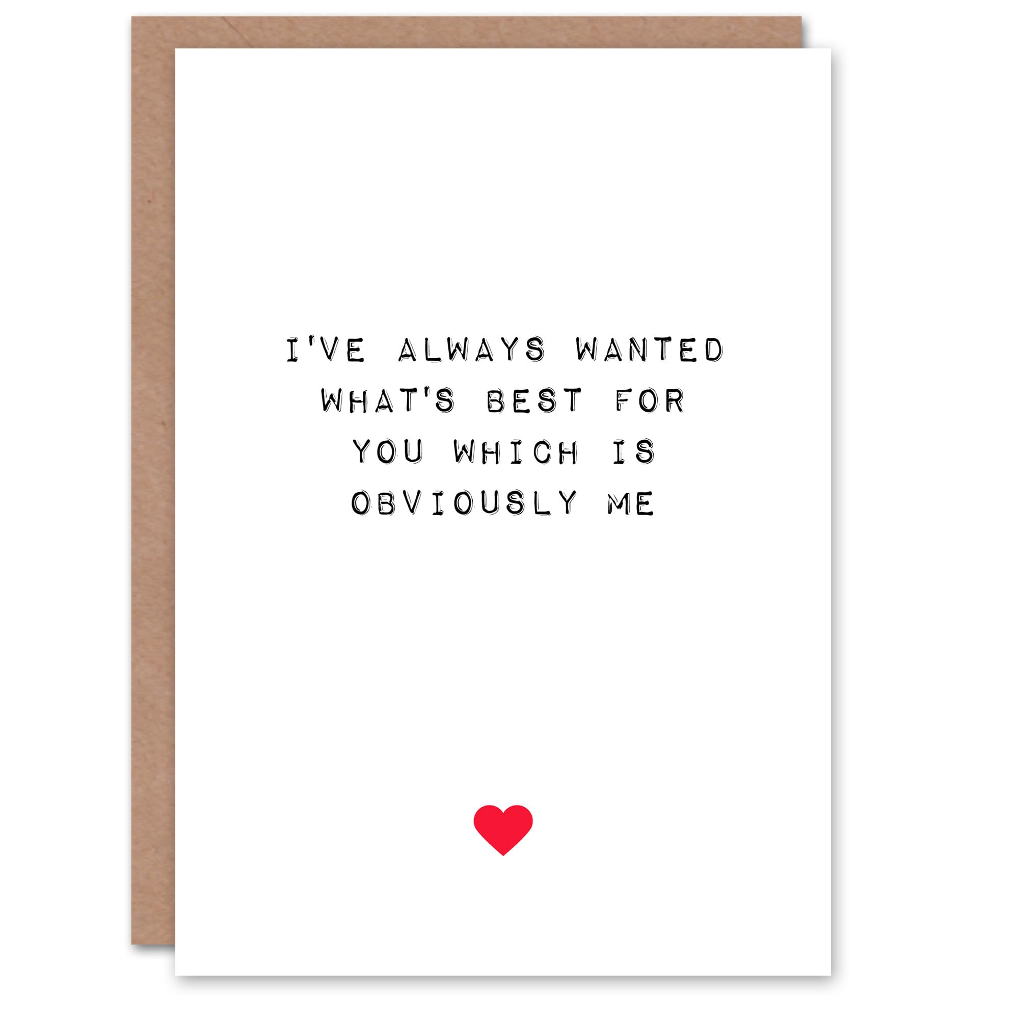 Artery8 Greeting Card - Anniversary Card - Humour - White