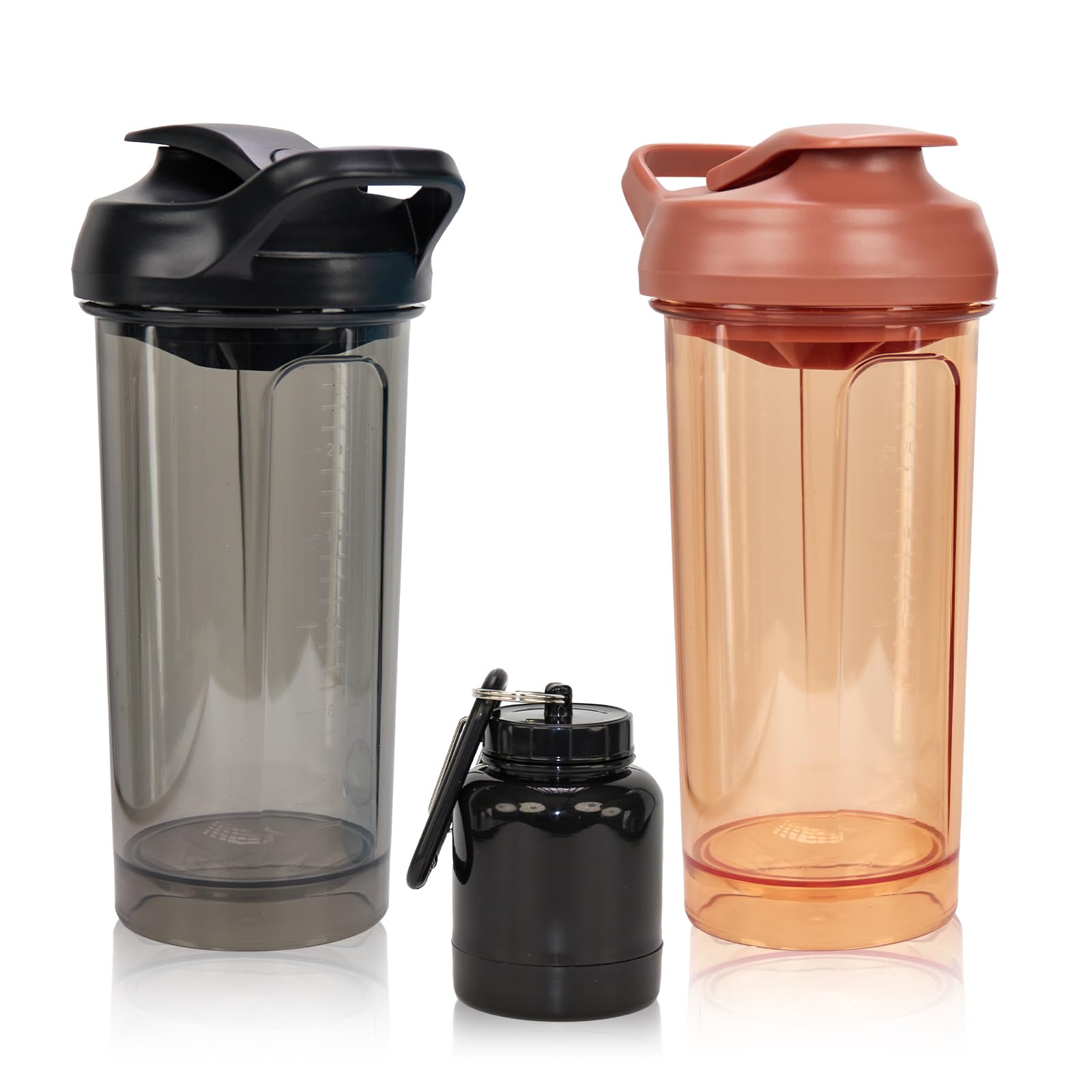 Protein Shaker Bottle 20oz, Leakproof Protein Shaker Cups for Gym, Fitness & Supplements, PETG Material(1 Pack, Blue) — Amazon image 9