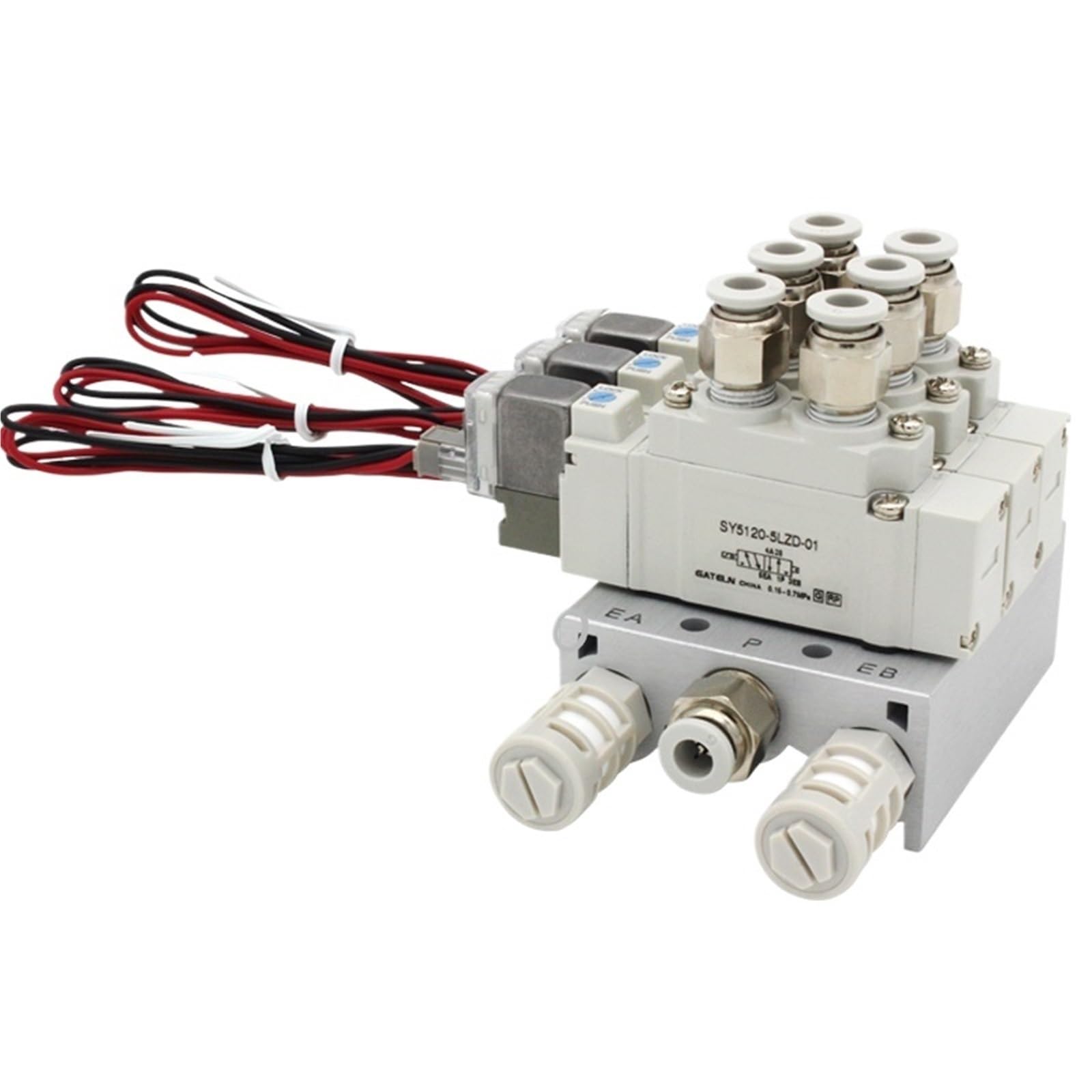 Vanne de commande SY5120 pour réparer un circuit pneumatique 4mm