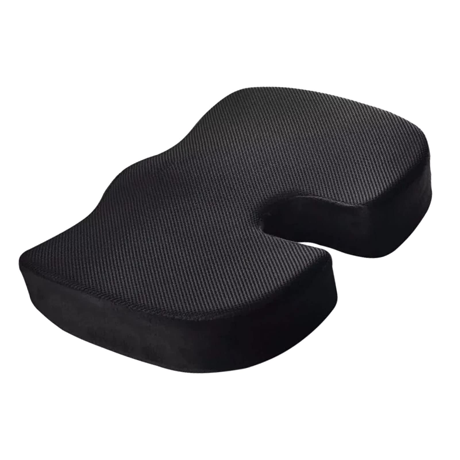 Shanrya Cojín de Asiento, Espuma Viscoelástica para Reducir el Dolor, Cojín para Silla de Oficina para el Dolor de Ciática