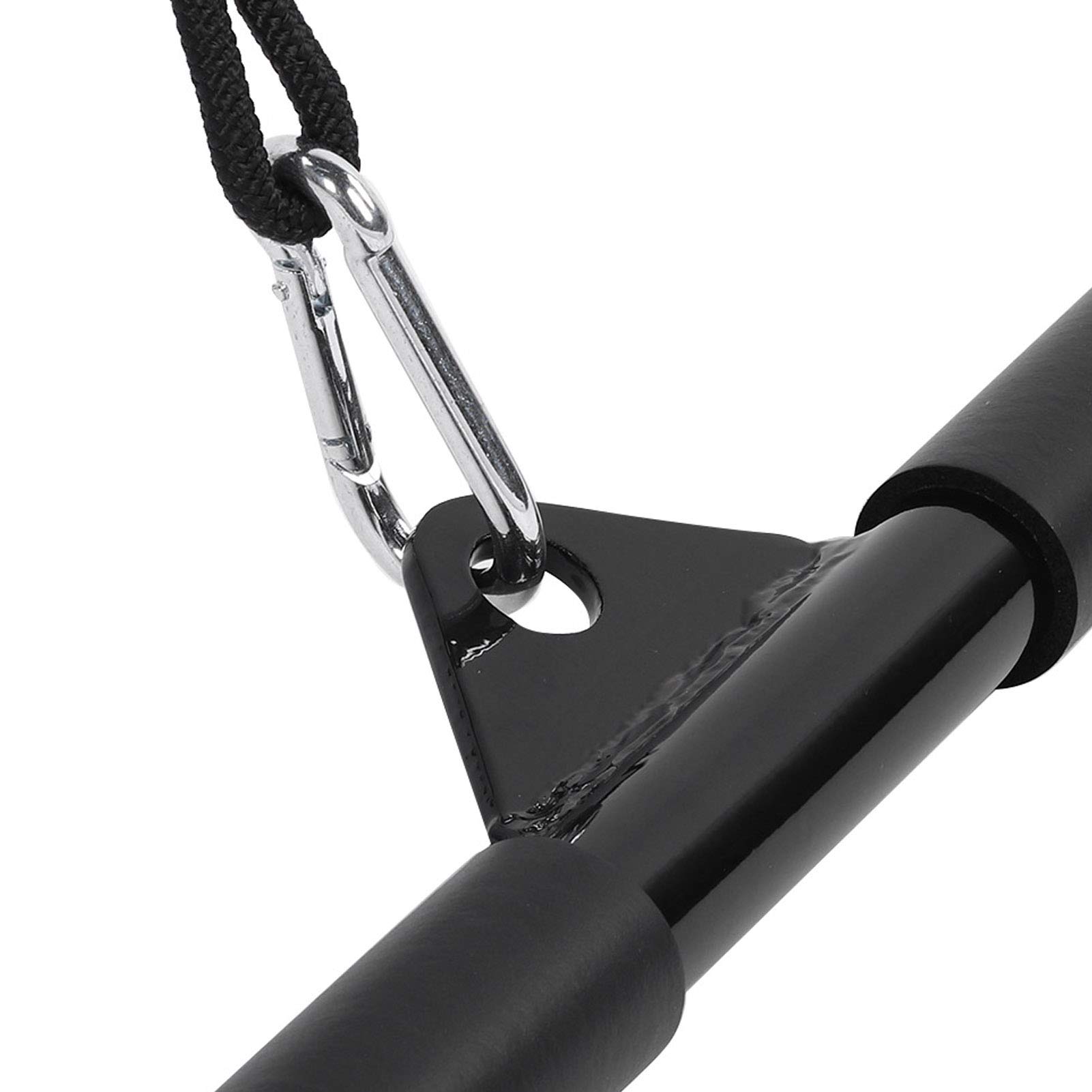 CHICIRIS Equipo de Fitness de Polea Juego de Entrenamiento de Fuerza de Nailon de Acero con Desmontable Cable de 230 Cm y 180 Cm Polea de 360 ​​Grados para Gimnasio en Casa Entrenamiento de Tríceps