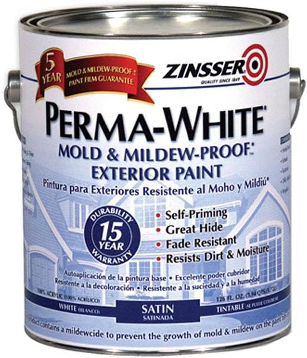03101 Exterior Mildew Performance Paint, White