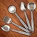 Utopia Kitchen Stainless Steel Cooking Utensil Set - 5-Piece Serving Spoons