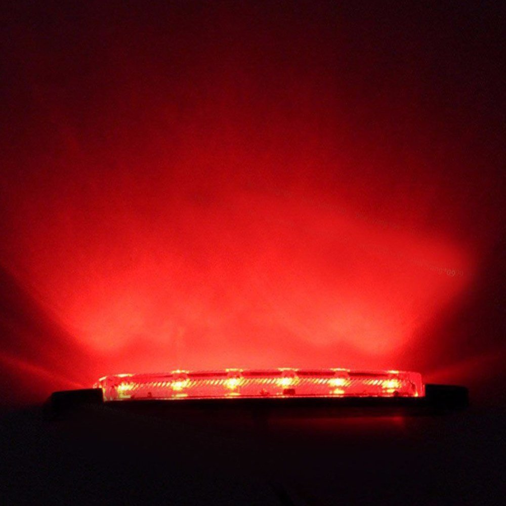 30x 3.8 6 LED Luce Laterale da Camion Indicatore LED Lampada di Posizione, per 12V Rimorchio Camion Furgone Rimorchi Auto Trattore Camper SUV (Rosso + Ambra + Bianco)