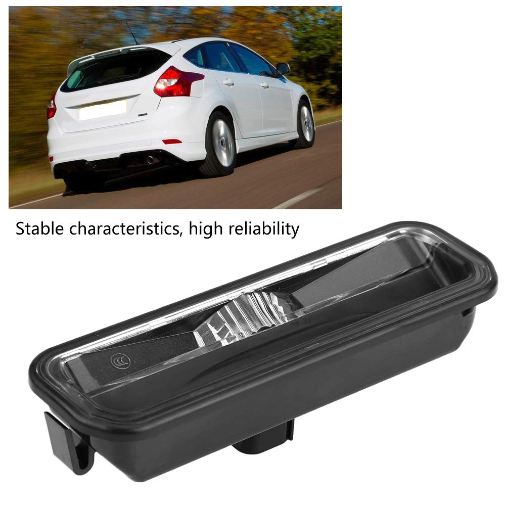 Przycisk Otwierania Tylnego Bagażnika dla Ford FOCUS MK3 III 2010 2014 BM5119B514AE Bm5119b514ae 2012 dla Forda dla Focus Przycisk Bagażnika Uchwyt Zwalniający i światło 2013 Otwieracz Tylnej Klapy Ab