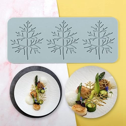 Miniatura 6 de TUKE Moldes de silicona con hojas 3D, para pastel de flores, fondant, hojas de abeja, moldes de pastelería, impresión de rosas, molde de encaje