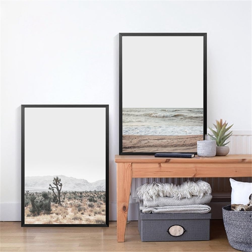 WUHBCZ Art Decor,Desert Landscape Wall Art Canvas Painting Nordic Posters and Prints Beach Wall Pictures Artwork Boho Bedroom Office Home Decor-30 * 50cm*2PCS (No Frame)
