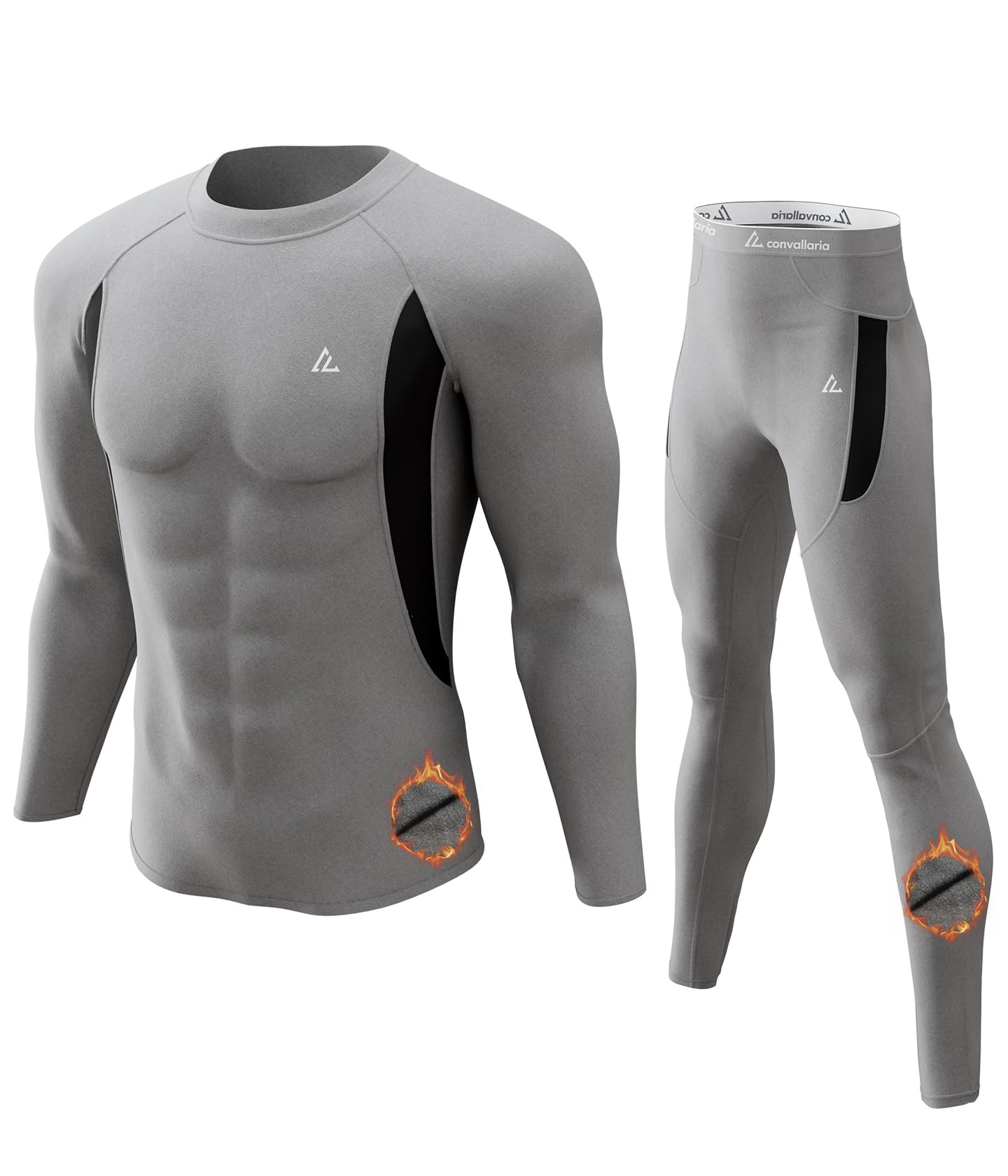 CL convallaria Thermal Underwear Long Johns Set Mens Winter Gift Hunting Gear Sport Base Layer Bottom Top