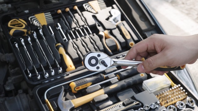 KOOPOOL Tool Set, Tool Box Kit for Mechanic and Car, General