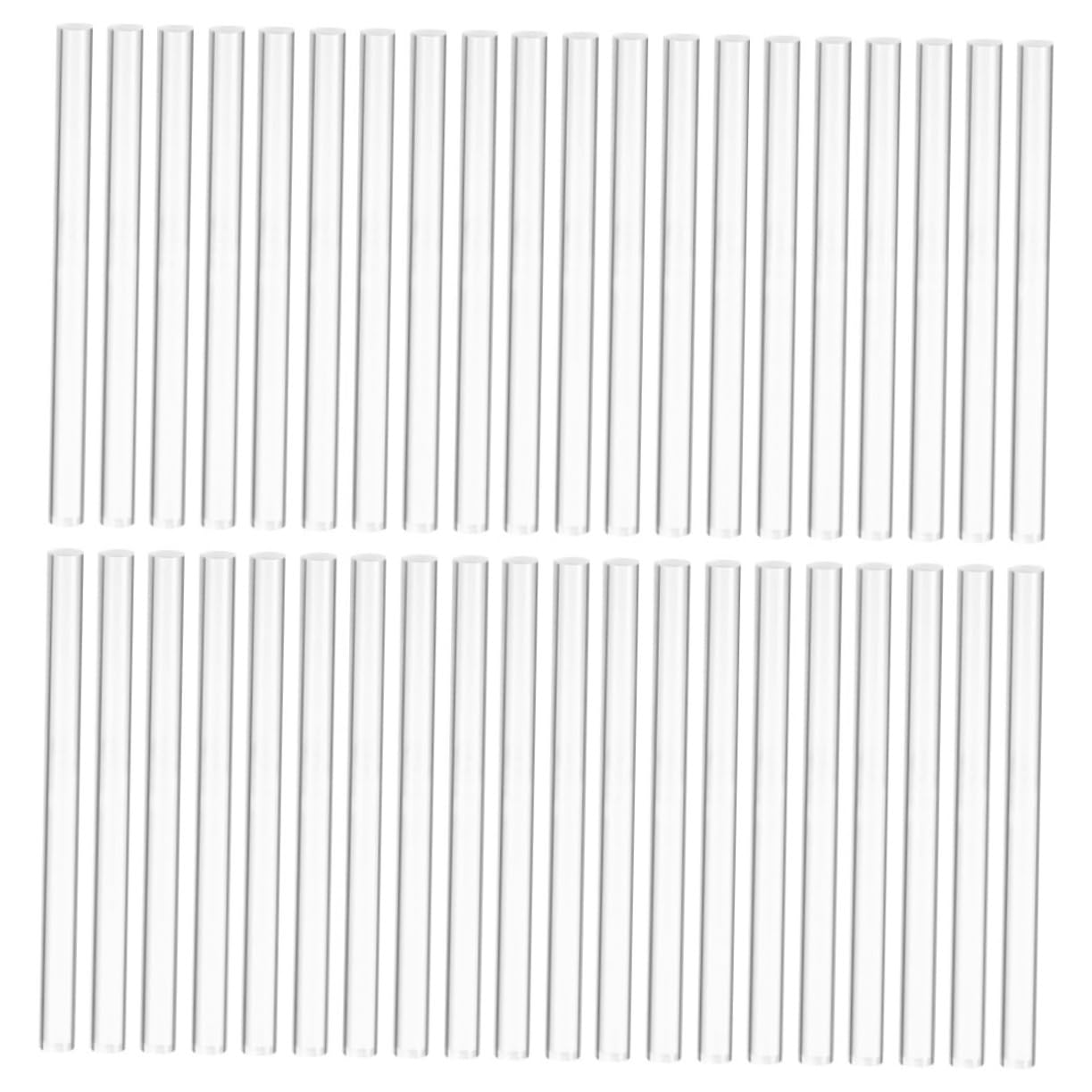 Bâton de Colle Thermofusible Blanc, Lot de 100 Pièces pour Bricolage