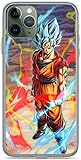 Phone Case DBZ Kakarot Son Go-ku Super Saiyan Blue Compatible with iPhone 6 6s 7 8 X XS XR 11 Pro Max SE 2020 Samsung Galaxy Bumper Shock Absorption