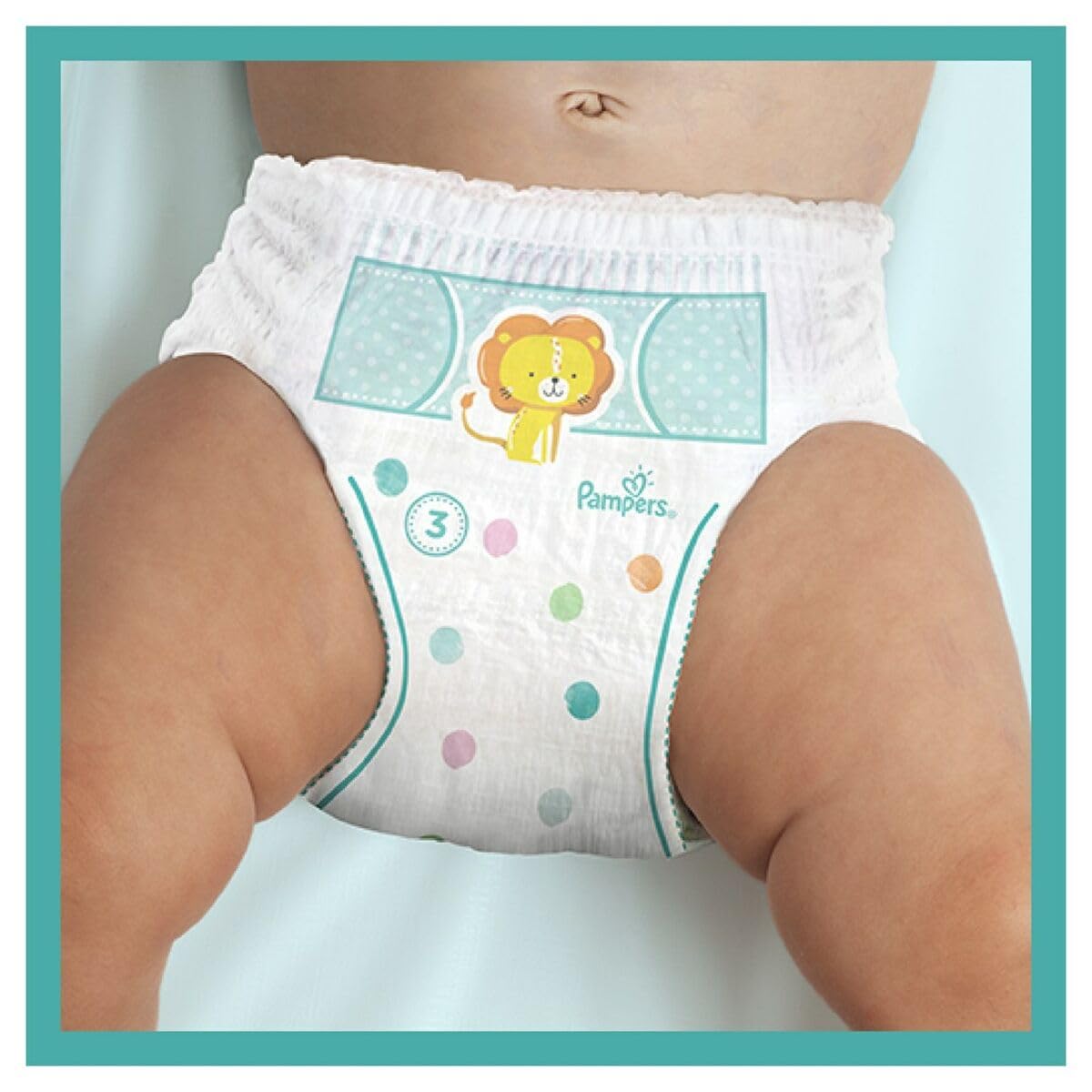 Pampers Pants Windeln Größe 3 (6-11kg), 62 Stück, Schutz & Komfort Pampers in Einfach anzubringenden Windeln