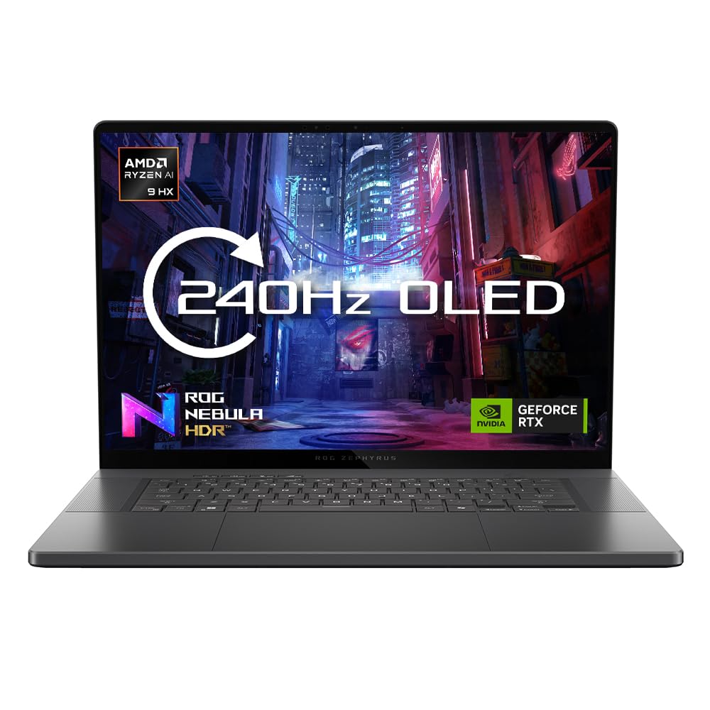 ASUS ASUS ROG Zephyrus M16 GA605WV 16.0' WQXGA 240Hz 500nits OLED Gaming Laptop (AMD Ryzen AI 9 HX 370, NVIDIA GeForce RTX 4060, 32GB
