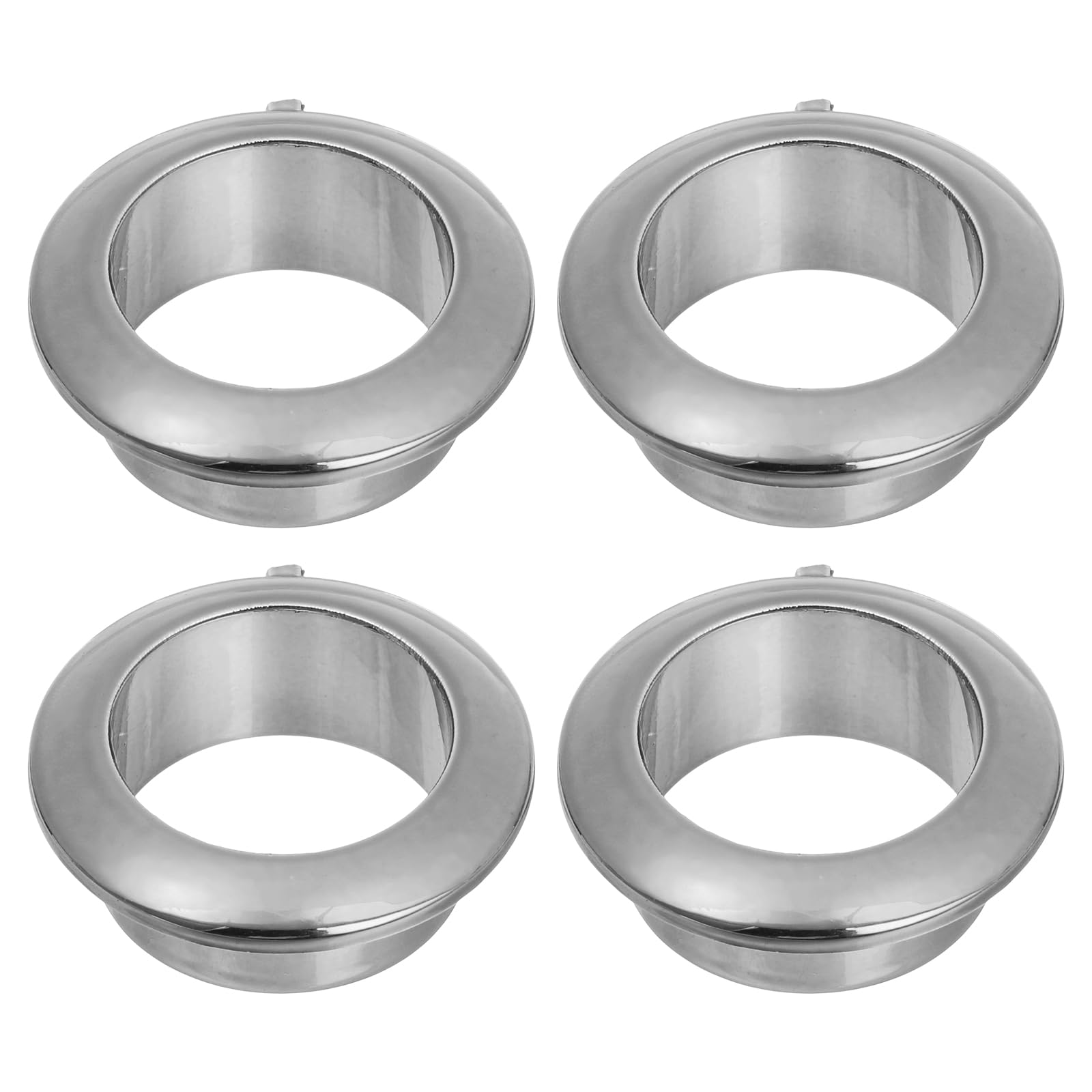 uxcell 4 Pcs 0.98 inch (25mm) Nylon Desk Grommets, Plastic Cable Hole Cover, Wire Cord Cable Organizer for Computer Desk Cabinet, Black