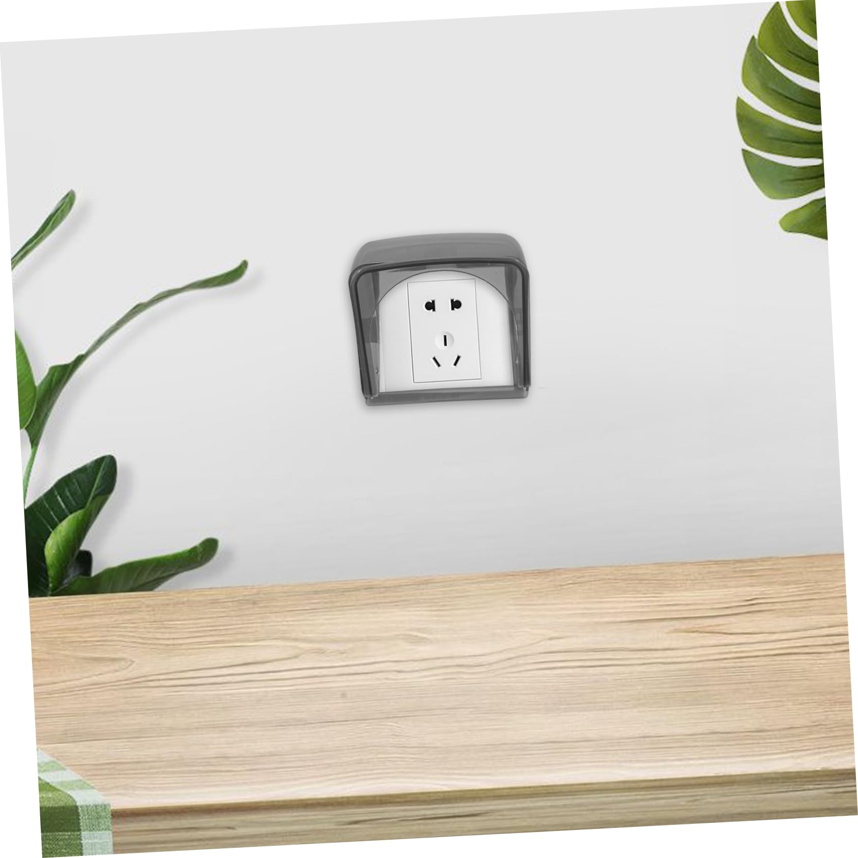 GLEAVI 5pezzi Protezione Per Prese Elettriche Da Esterno Box Copertura Outlet Per Bagno e Giardino Facile Installazione e Resistente Agli Agenti Atmosferici e Versatile Per Uso Domestico