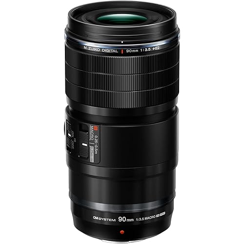 OM SYSTEM Olympus M.Zuiko Digital ED 90mm F3.5 Macro is PRO for Micro Four Thirds System Camera, Weather Sealed Design, MF Clutch, Fluorine Coating, Compatible with Teleconverter