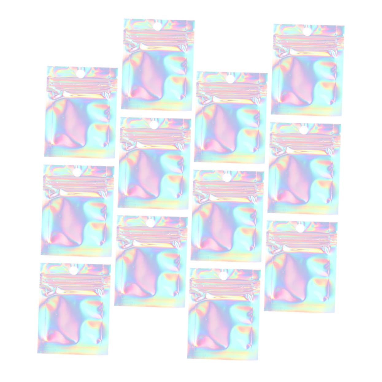 COLLBATH 75pcs Packing Bag Stand up Resealable Bags Vacuum Food Vaccum Seal Storage Bags Clear Candy Bags Vaccum Sealer Storage Bags Cellophane Candy Bags Clear Cookie Bags Silver Plastic