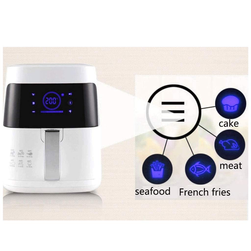 Friggitrice ad Aria, 2,5 l, friggitrice ad Aria Calda elettrica da 1400 Watt, Forno e fornello Senza Olio per arrostire, Touchscreen Digitale a LED, Giorno della commemorazione Beauty Comes