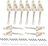 Vista 21 de Kit elástico de 3 piezas, reemplazo general de puerta enrollable para exteriores/puerta de persiana enrollable interior (beige)