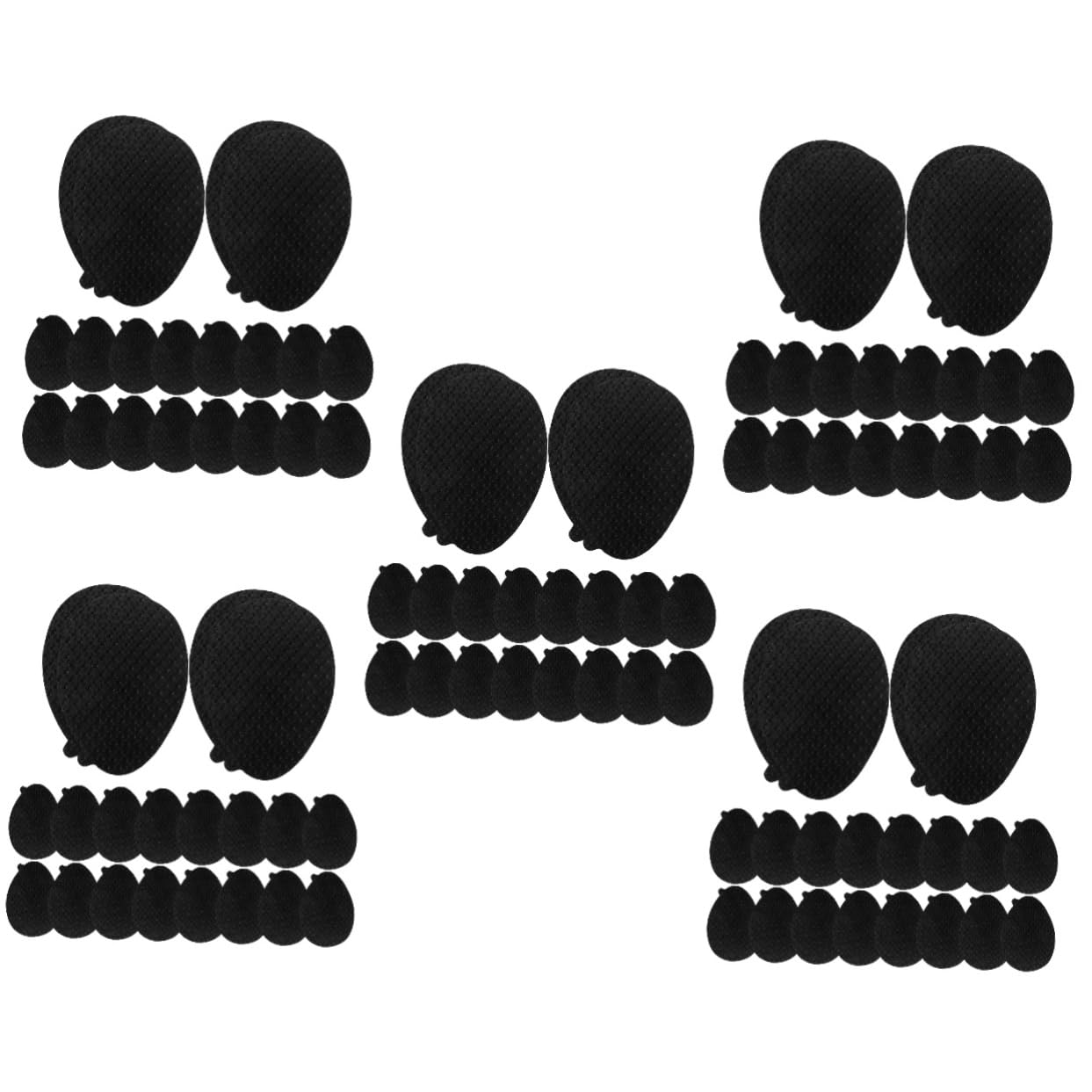 CALLARON 5 Set Adesivi Suola Antiscivolo Del Per Scarpe Supporto Adesivi Per Scarpe Antirumore Per Con Alto Resina Vinilica 10 Paia*5