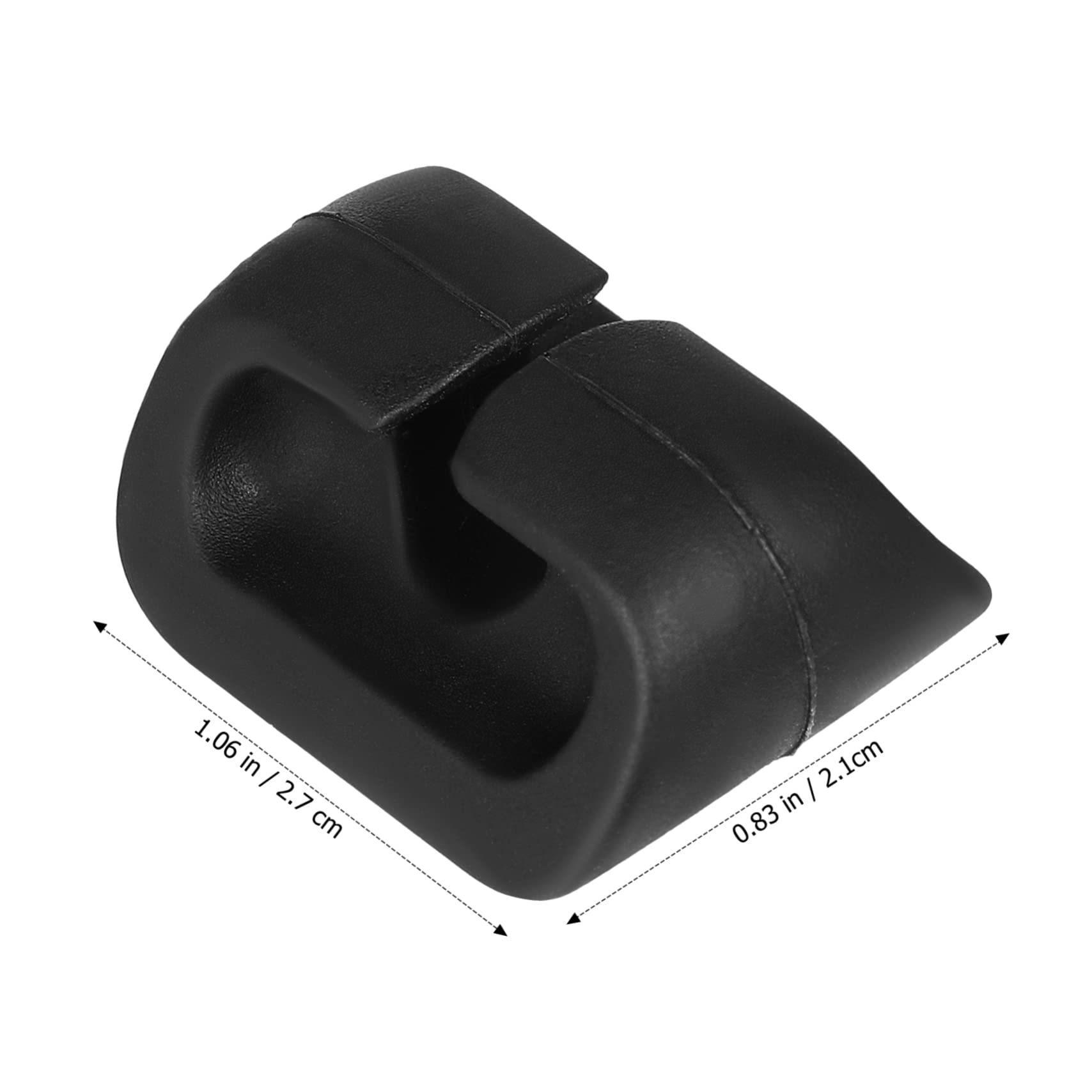 Mikikit 60stücke Kabelclips Mit Selbstklebendem Rückseitensiegel Kabelorganizer Für Schreibtisch Nachtisch Und Büro Zur Kabelführung Und Fixierung