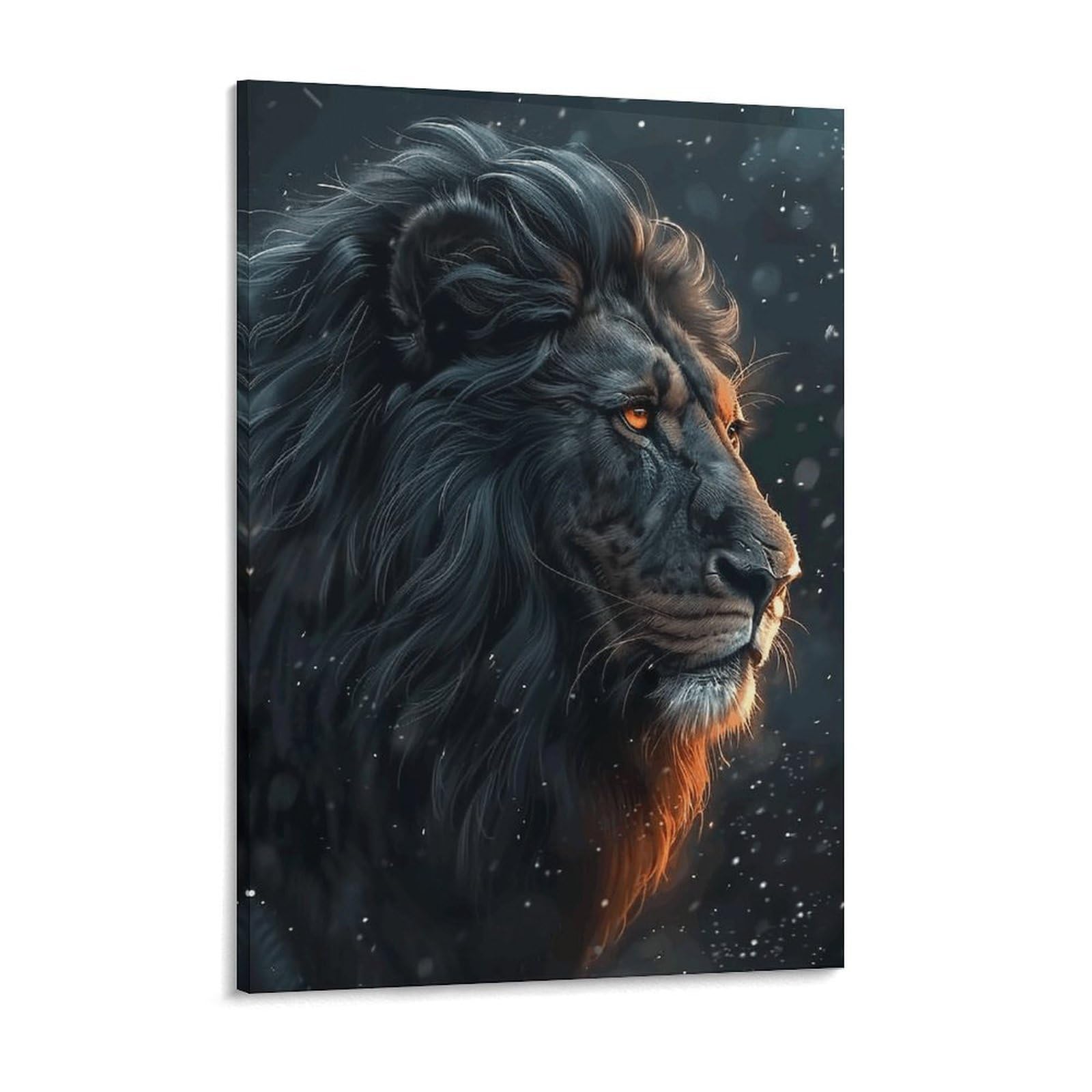 Beautiful Lion Pictures Canvas Wall Art for Bedroom 18x24inch Canvas Prints Artwork for Walls Modern Picture Artwork Painting for Living Room Aesthetic Wall Paintings for Bathroom Kitchen Off