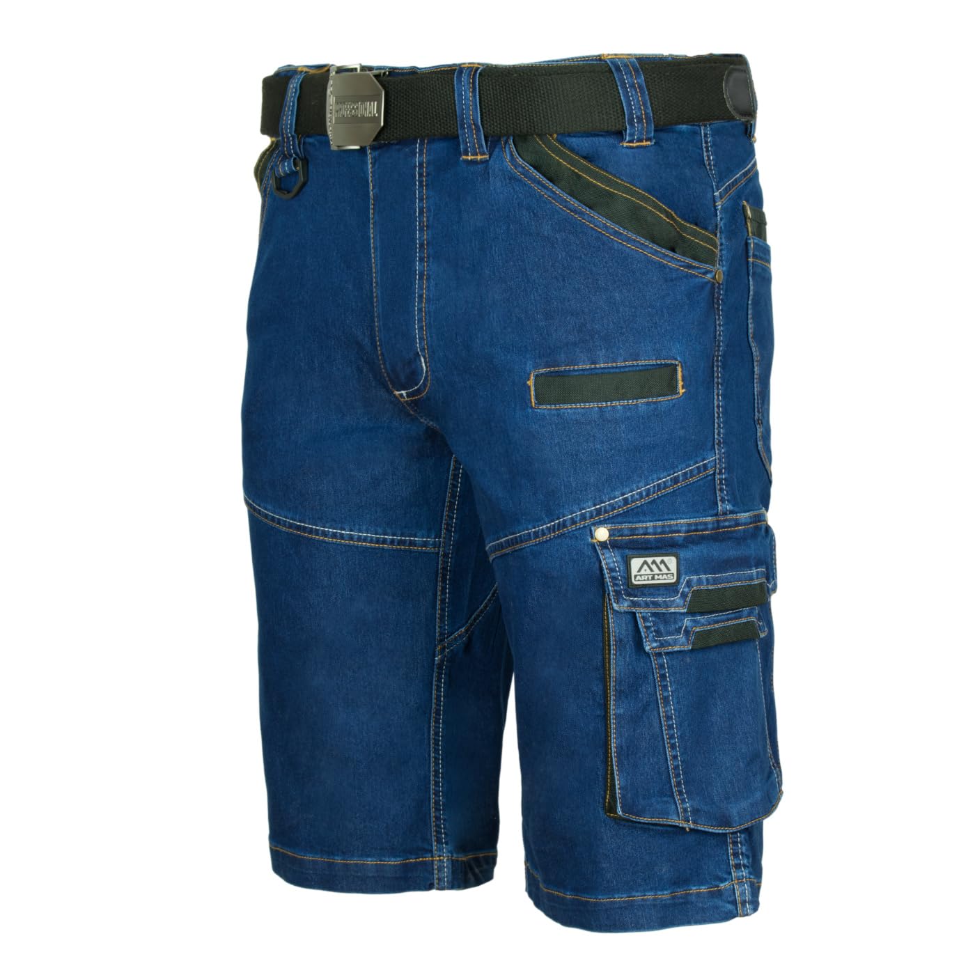 COLEMANN Pantalones cortos de trabajo para hombre 12 bolsillos 265 g/m² elásticos resistentes
