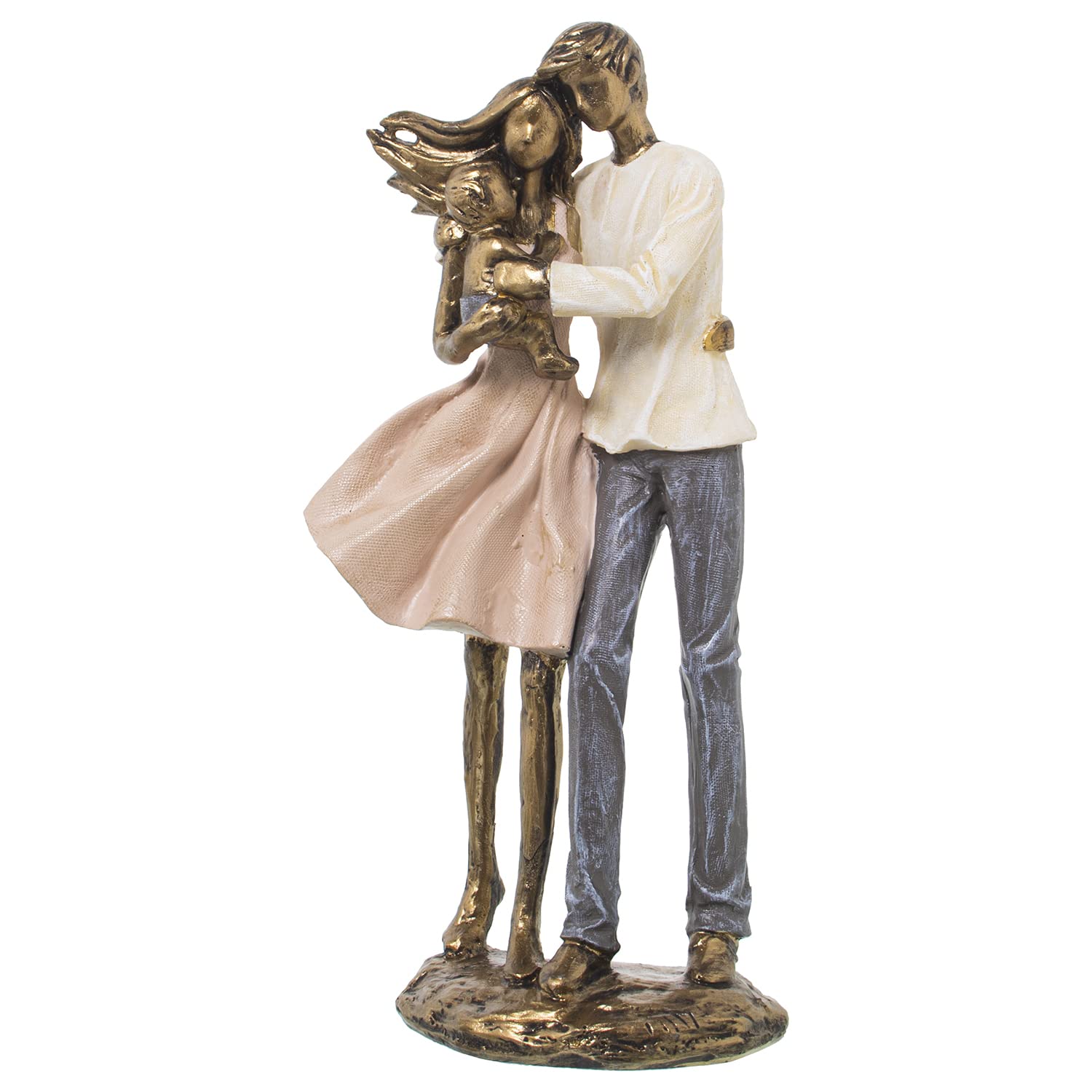 Statue couple resine 13x8x26cm le cadeau de mariage idéal