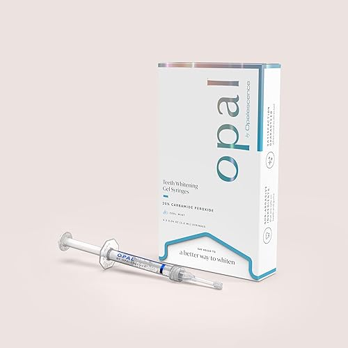 Miniatura 7 de Opal by Opalescence - Gel blanqueador dental al 20% para el hogar, jeringas de repuesto, (2 paquetes8 jeringas), kit de blanqueamiento dental de